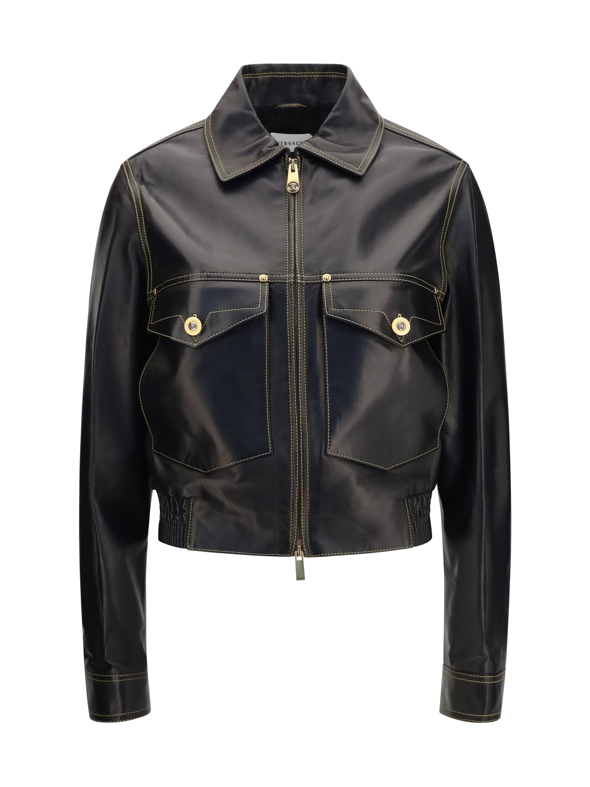 Versace Women Nappa Leather Jacket VERSACE