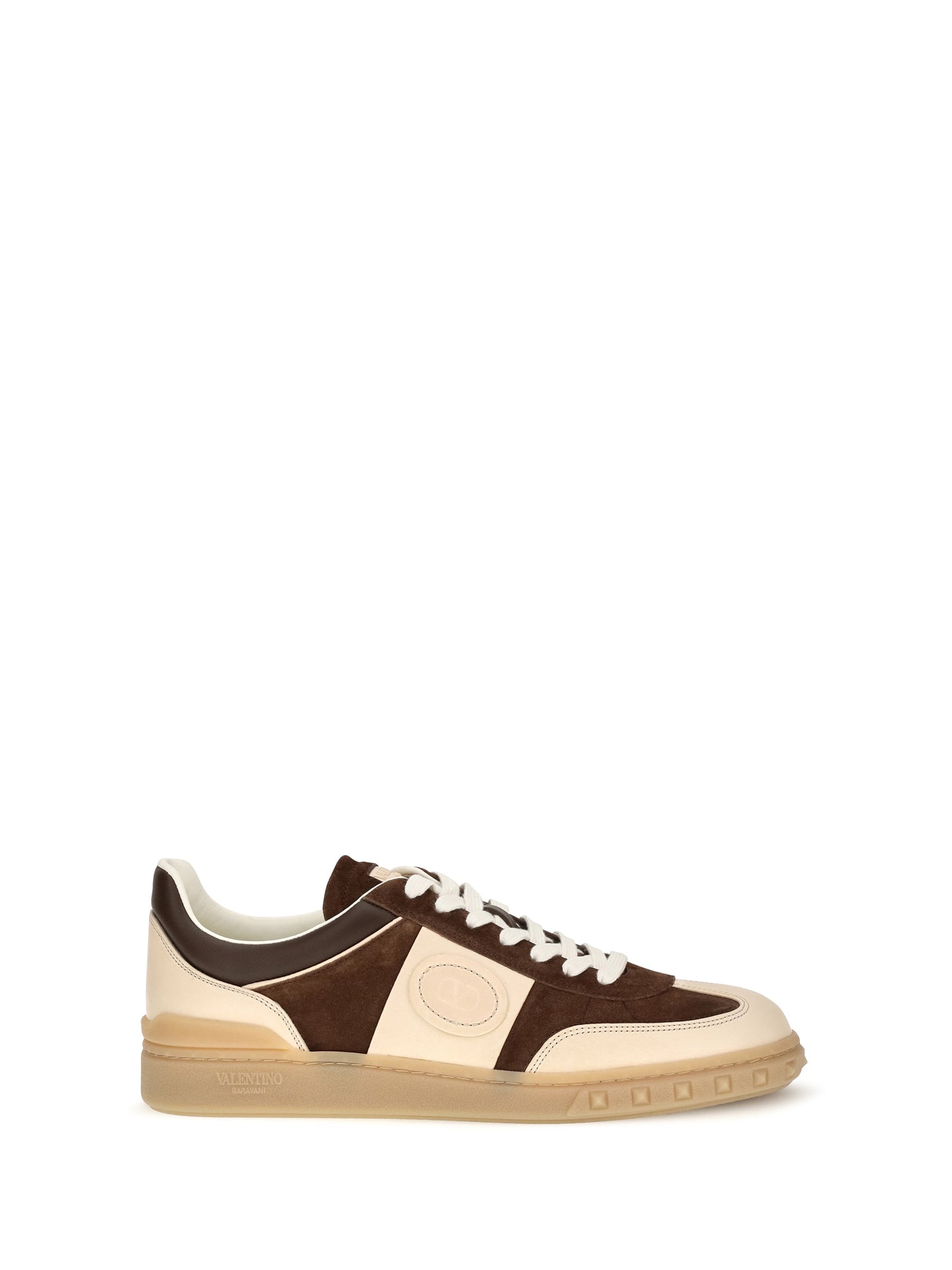 Valentino Garavani Men Upvillage Suede And Nappa Calfskin Sneakers VALENTINO GARAVANI