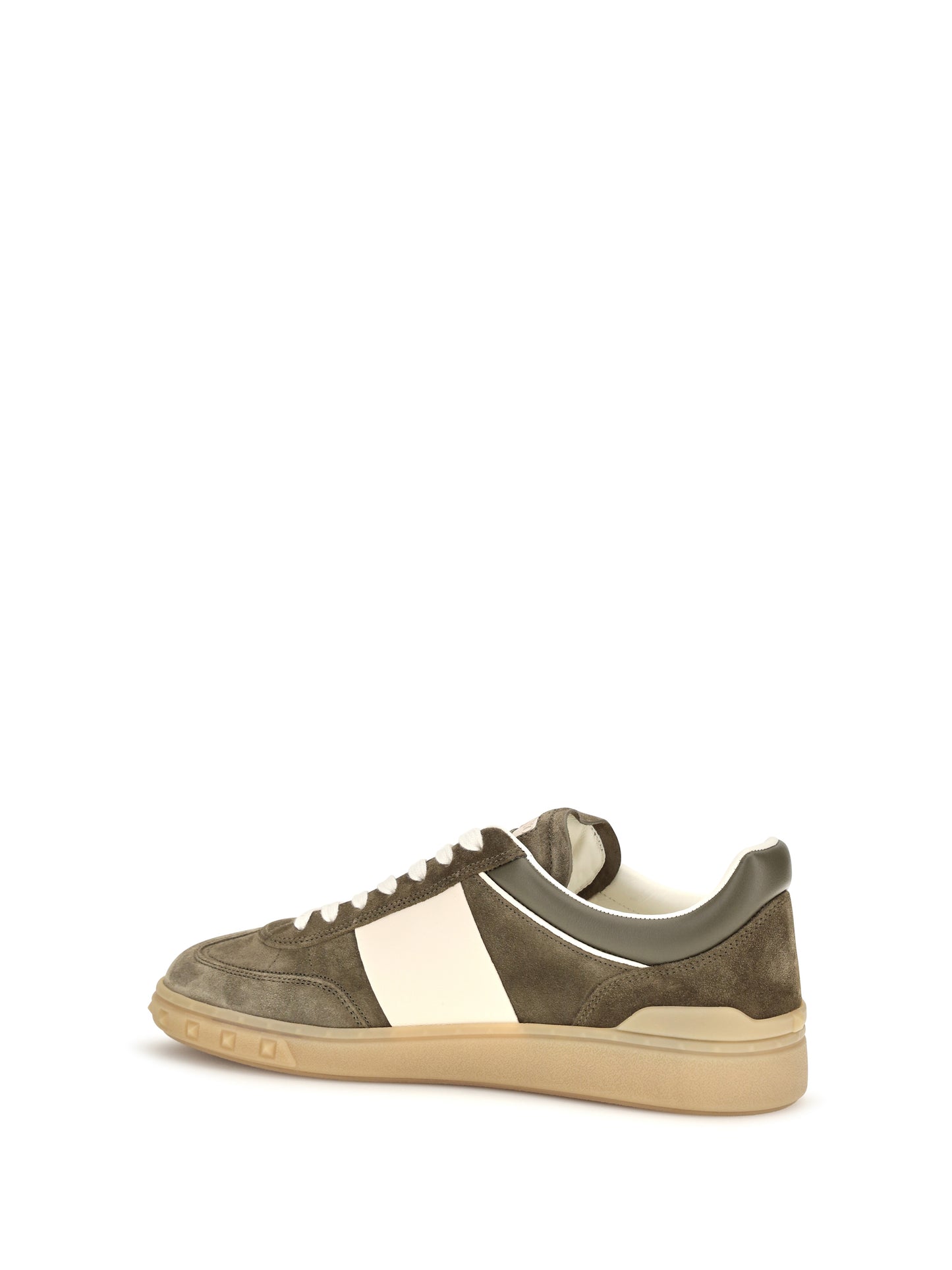 Valentino Garavani Men Low Top Upvillage Sneakers In Suede Split Leather And Nappa Calfskin VALENTINO GARAVANI