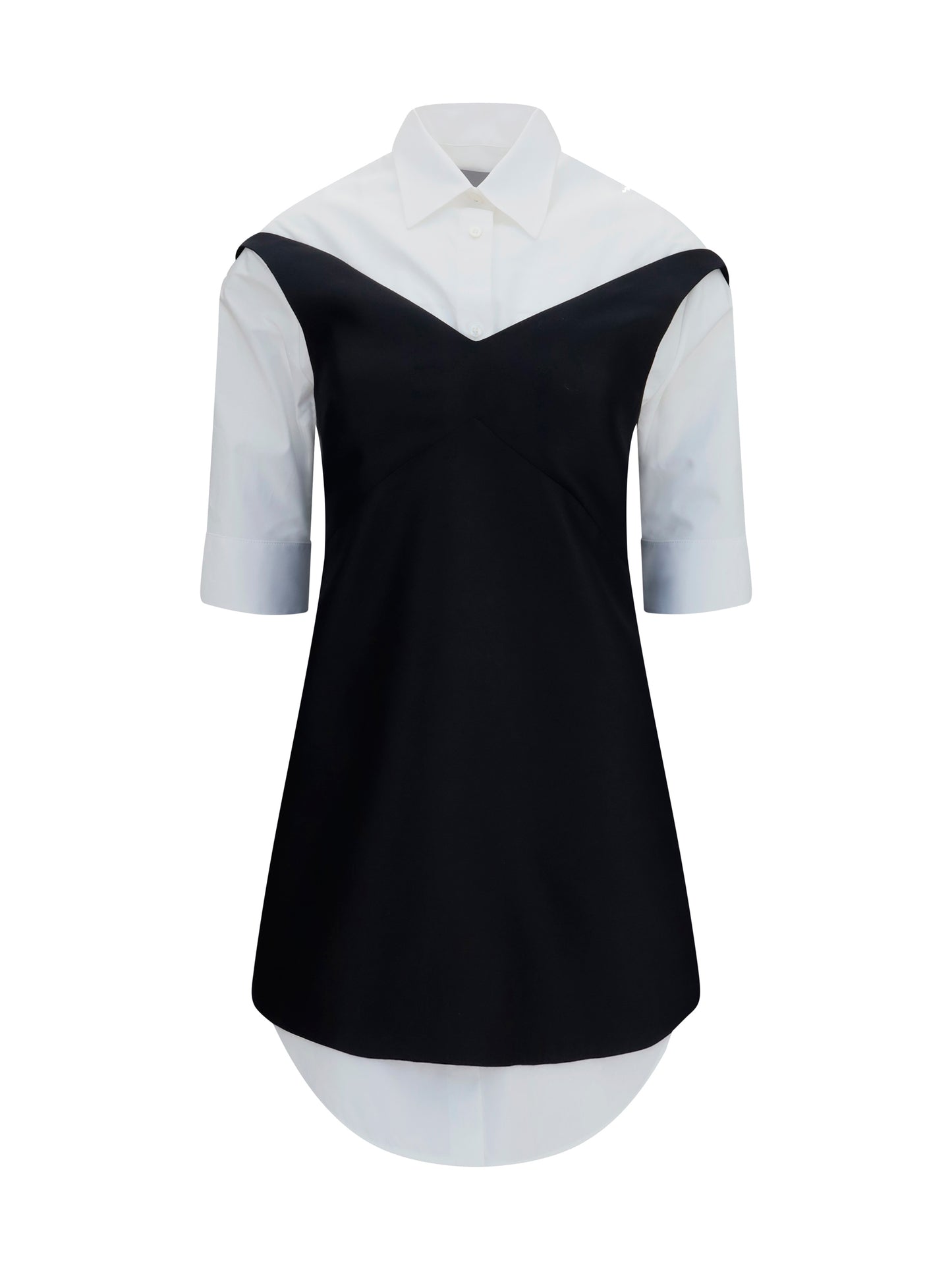 Balenciaga Women Hybrid Shirt Dress BALENCIAGA