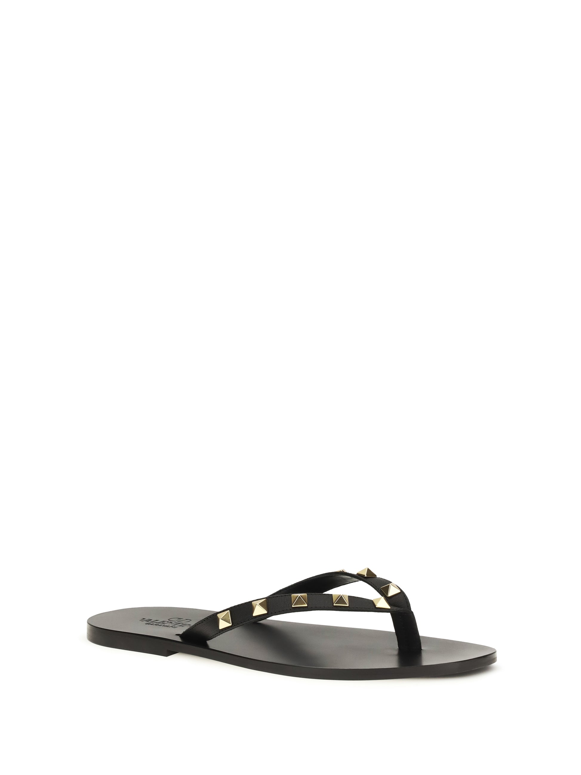 Valentino Garavani Men Rockstud Thong Sandals VALENTINO GARAVANI