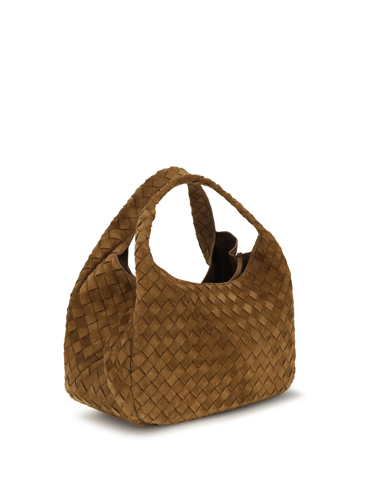 Bottega Veneta Women Campana Suede Handbag BOTTEGA VENETA
