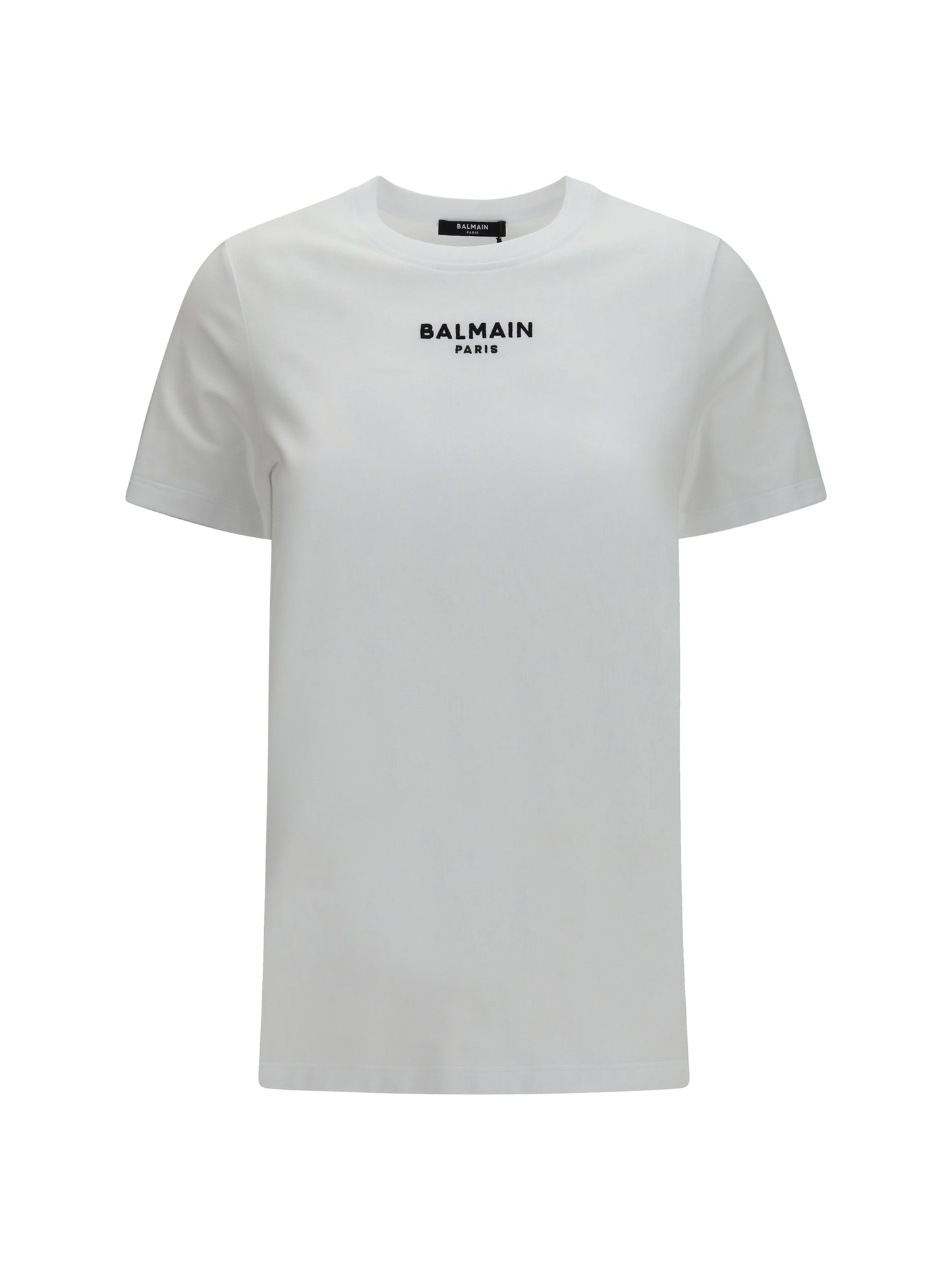 Balmain Women Cotton Logo T-Shirt BALMAIN