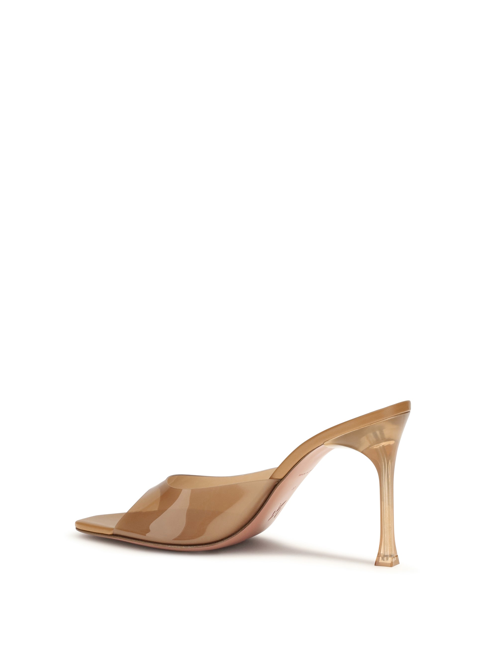 Amina Muaddi Women Alexa Glass Mules Sandals AMINA MUADDI