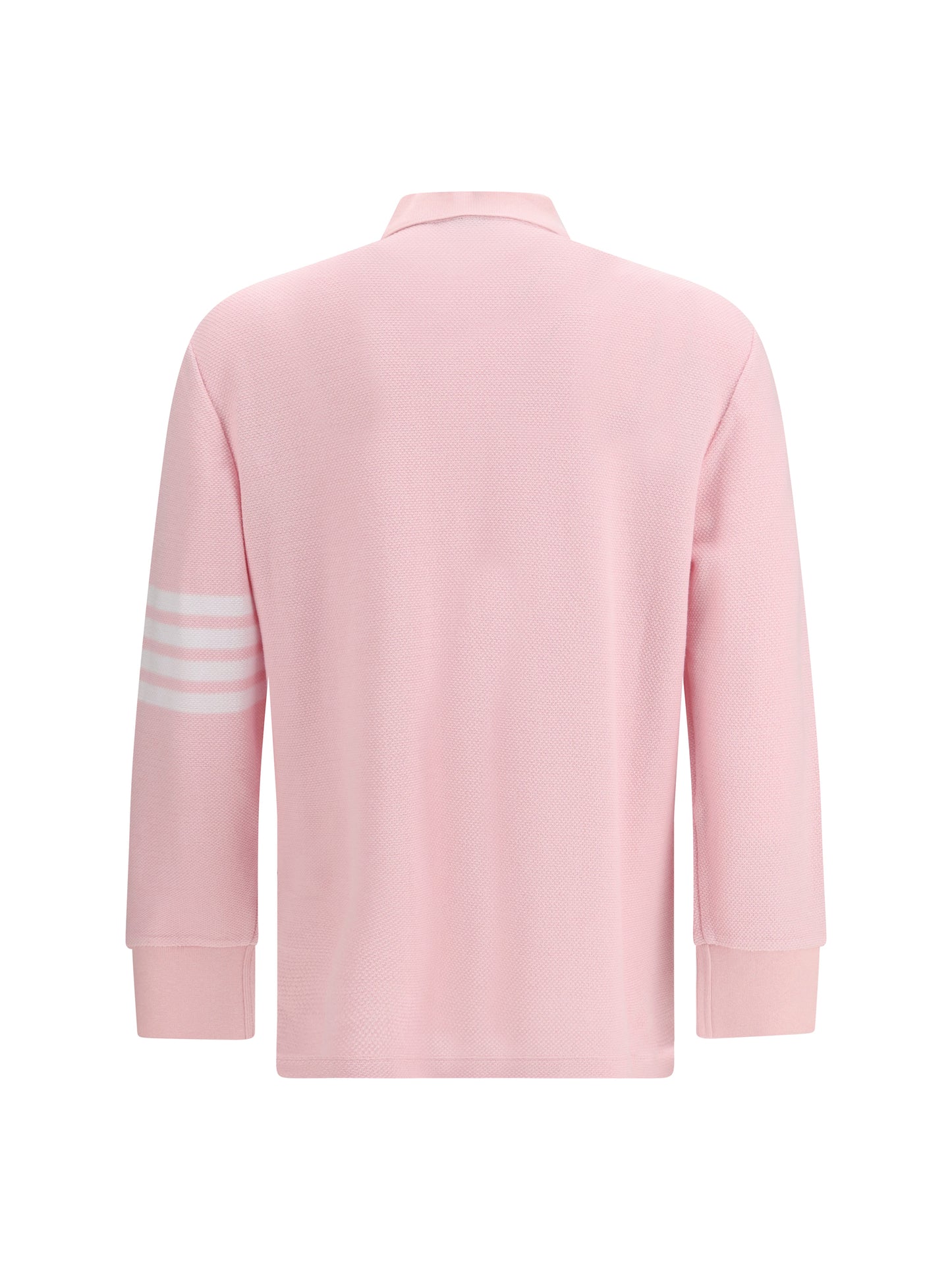 Thom Browne Men Piqué Long-Sleeve Polo THOM BROWNE