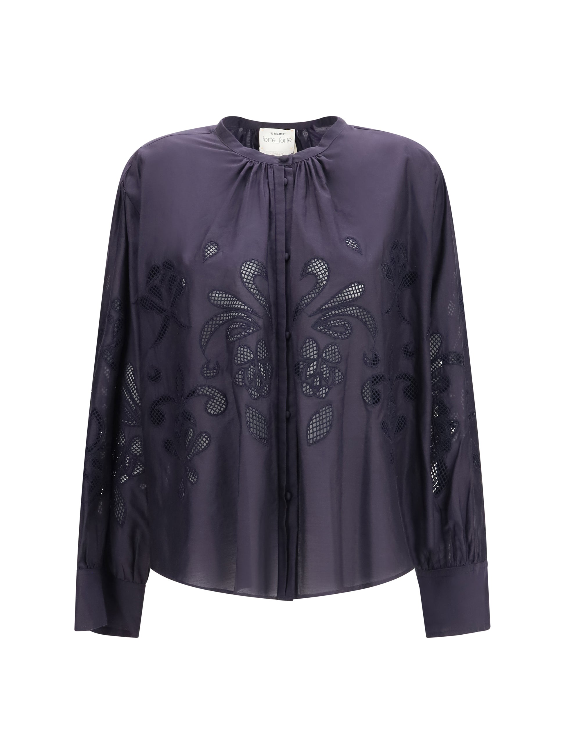 Forte_Forte Women Embroderied Cotton Shirt FORTE FORTE