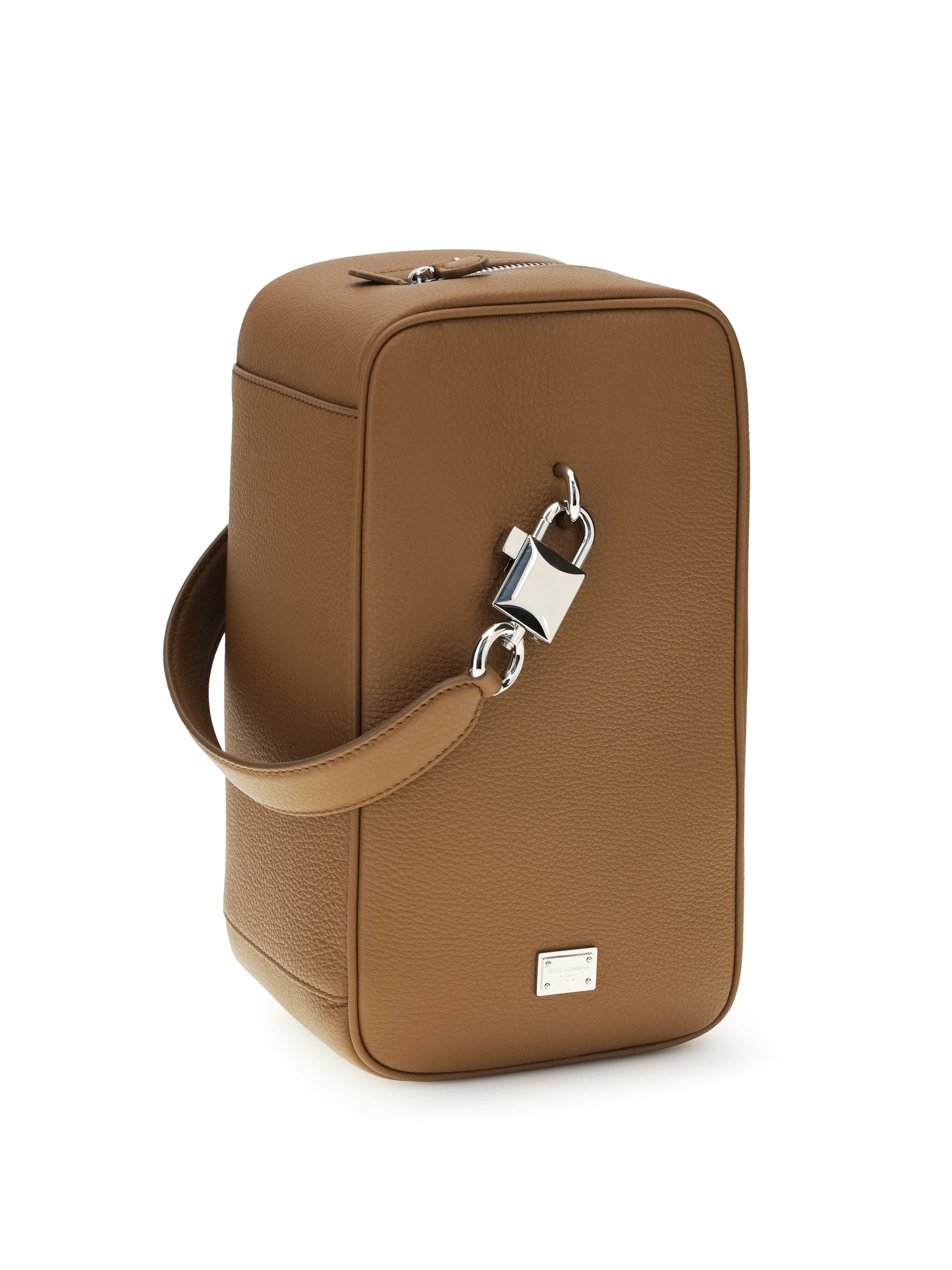 Dolce & Gabbana Men Lock Leather Handbag DOLCE & GABBANA