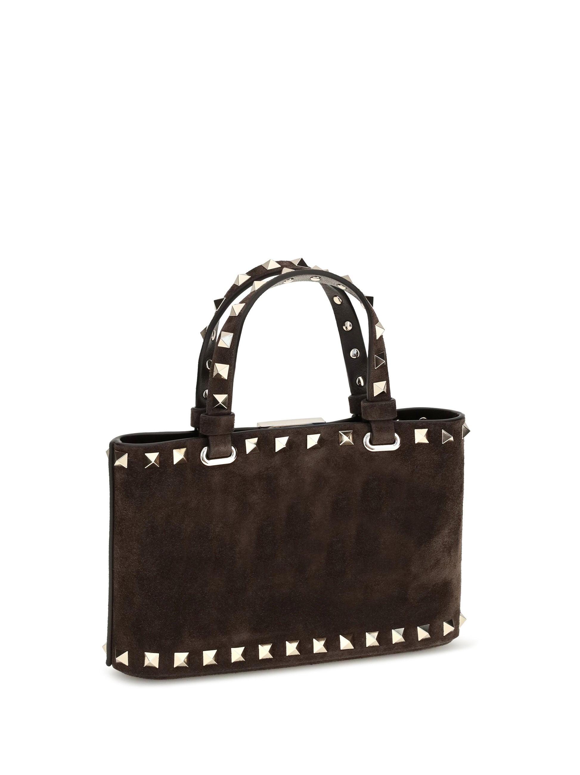Valentino Garavani Women Suede Rockstud Mini Handbag VALENTINO GARAVANI