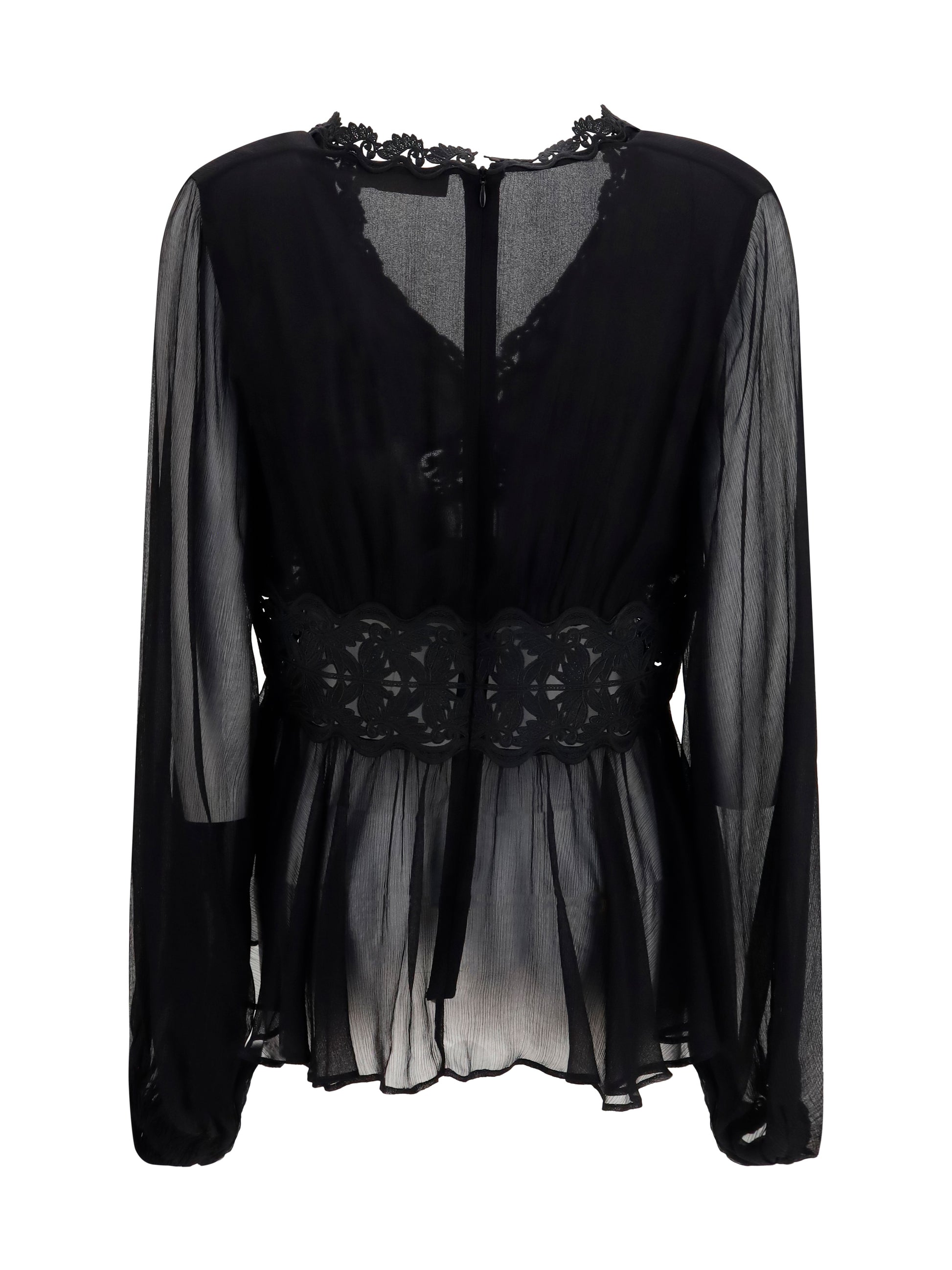 Zimmermann Women Luna Peplum Blouse ZIMMERMANN