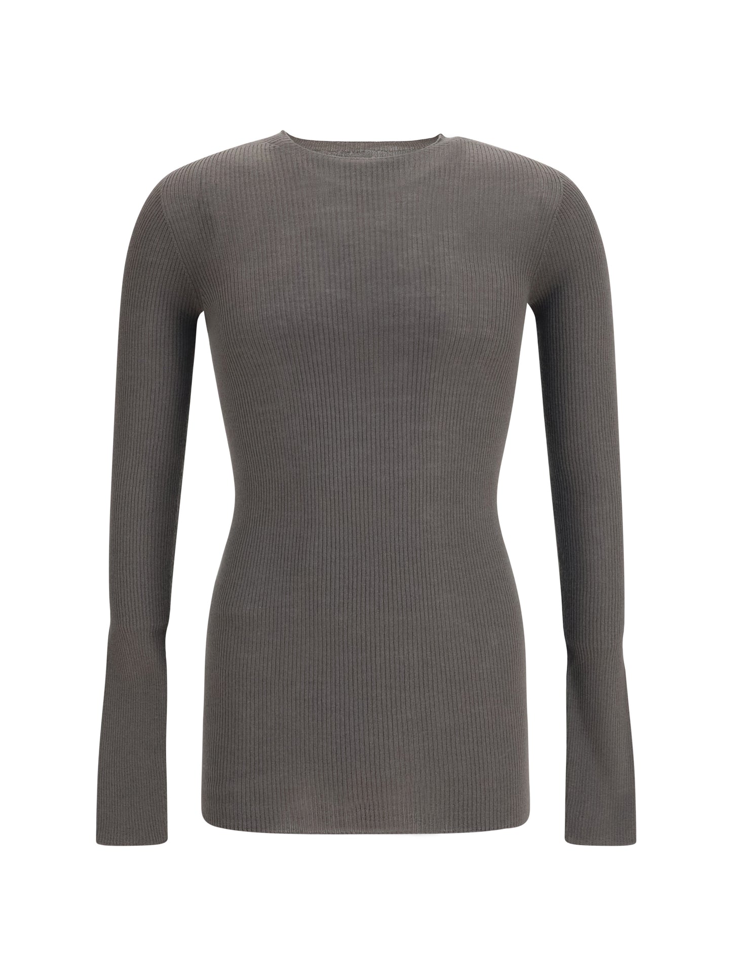 Rick Owens Men Slim Ribbed Long-Sleeve Sweater