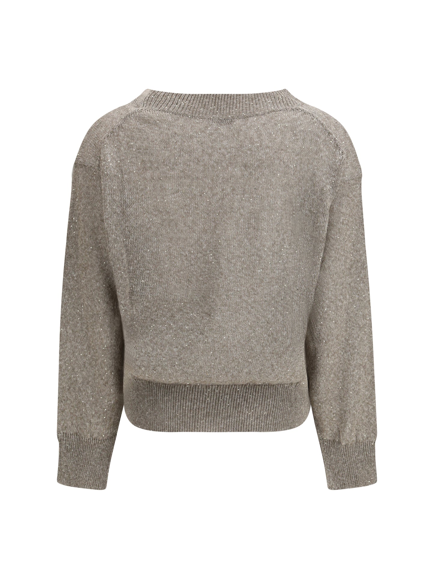 Brunello Cucinelli Women Sparkling Linen Sweater BRUNELLO CUCINELLI