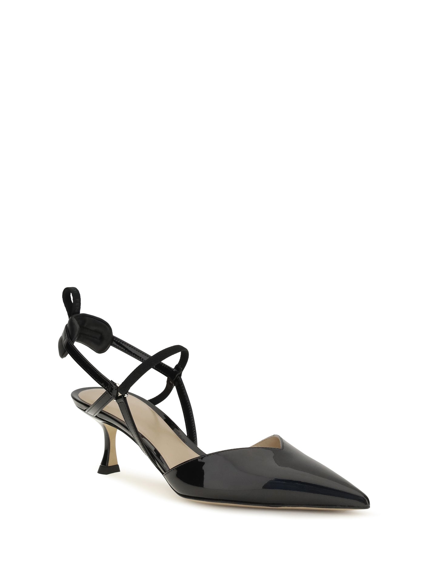 Fendi Women Patent Leather Colibrì Slingback Pumps FENDI
