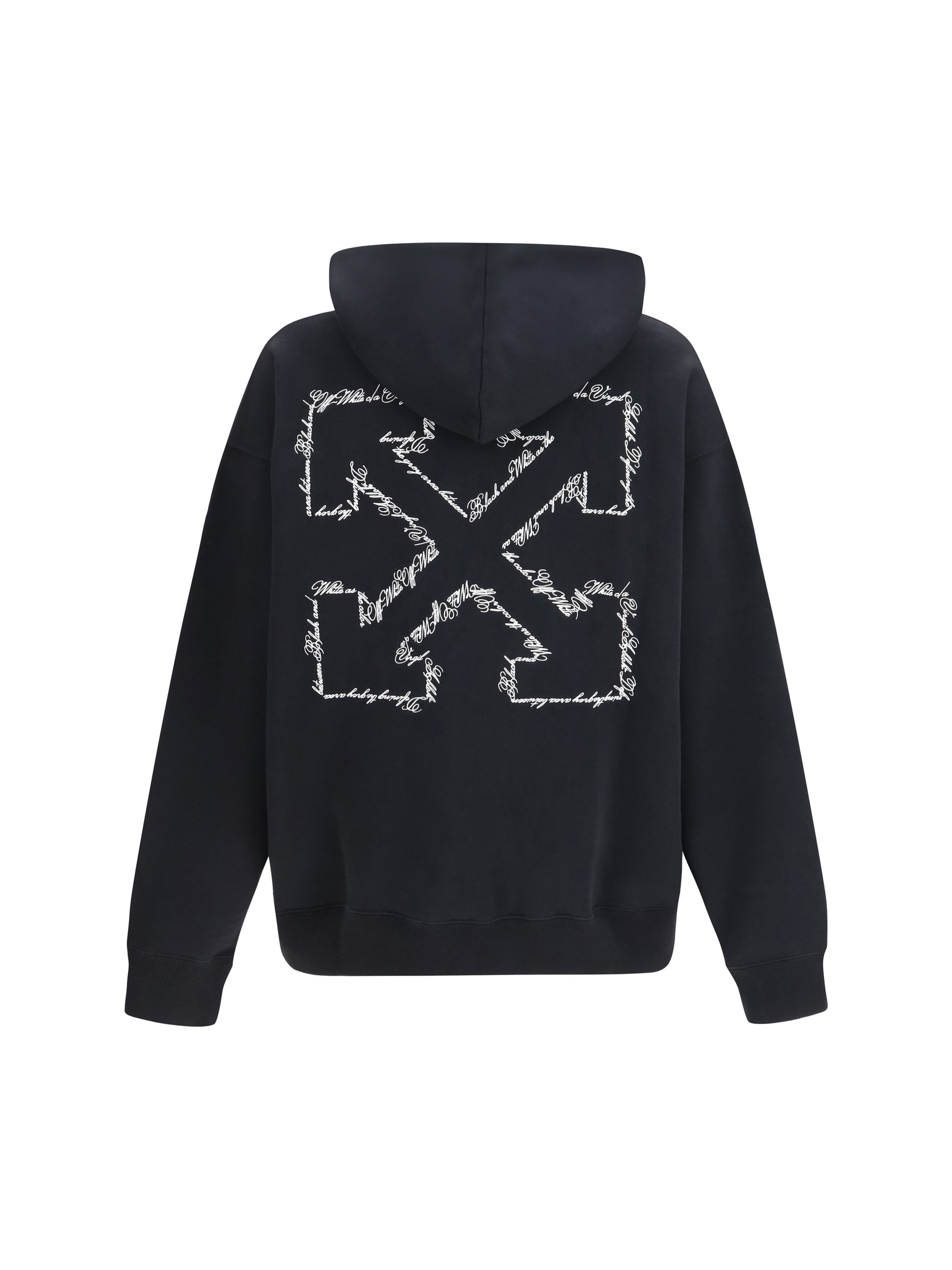 Off-White Men Script Arrow Diagonal Skate Hoodie OFF-WHITE