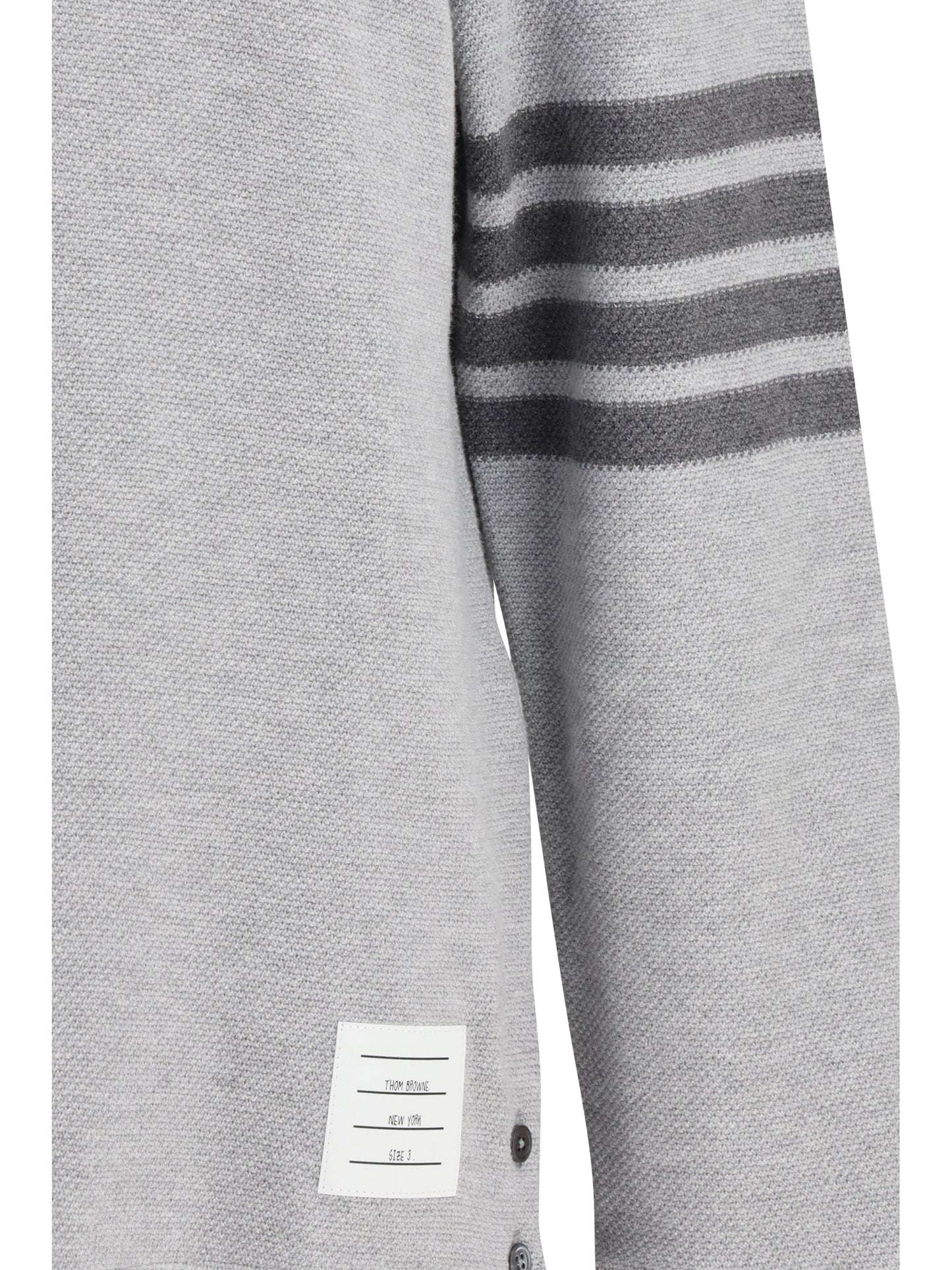Thom Browne Men Piqué Long-Sleeve Polo THOM BROWNE