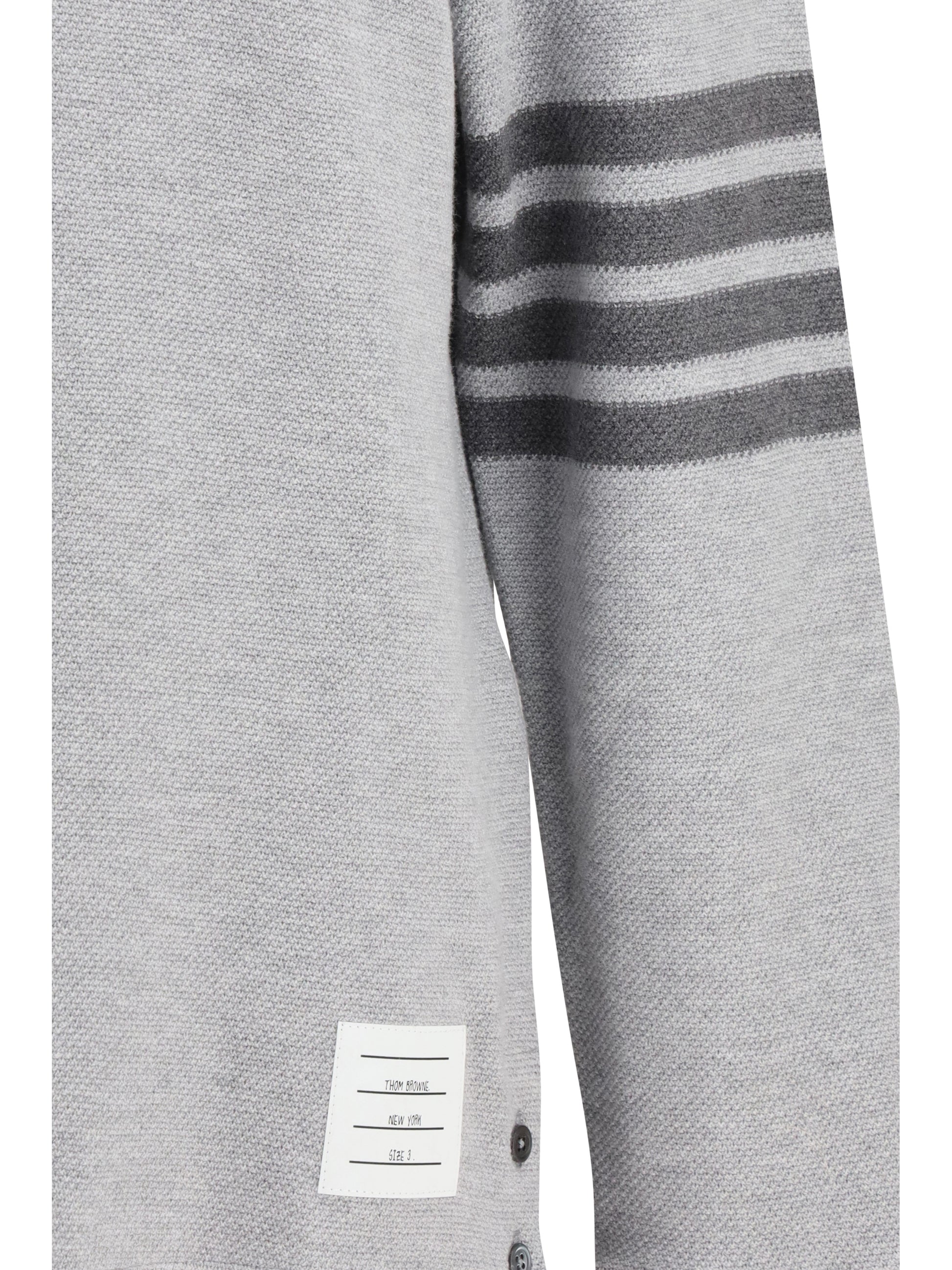 Thom Browne Men Piqué Long-Sleeve Polo THOM BROWNE
