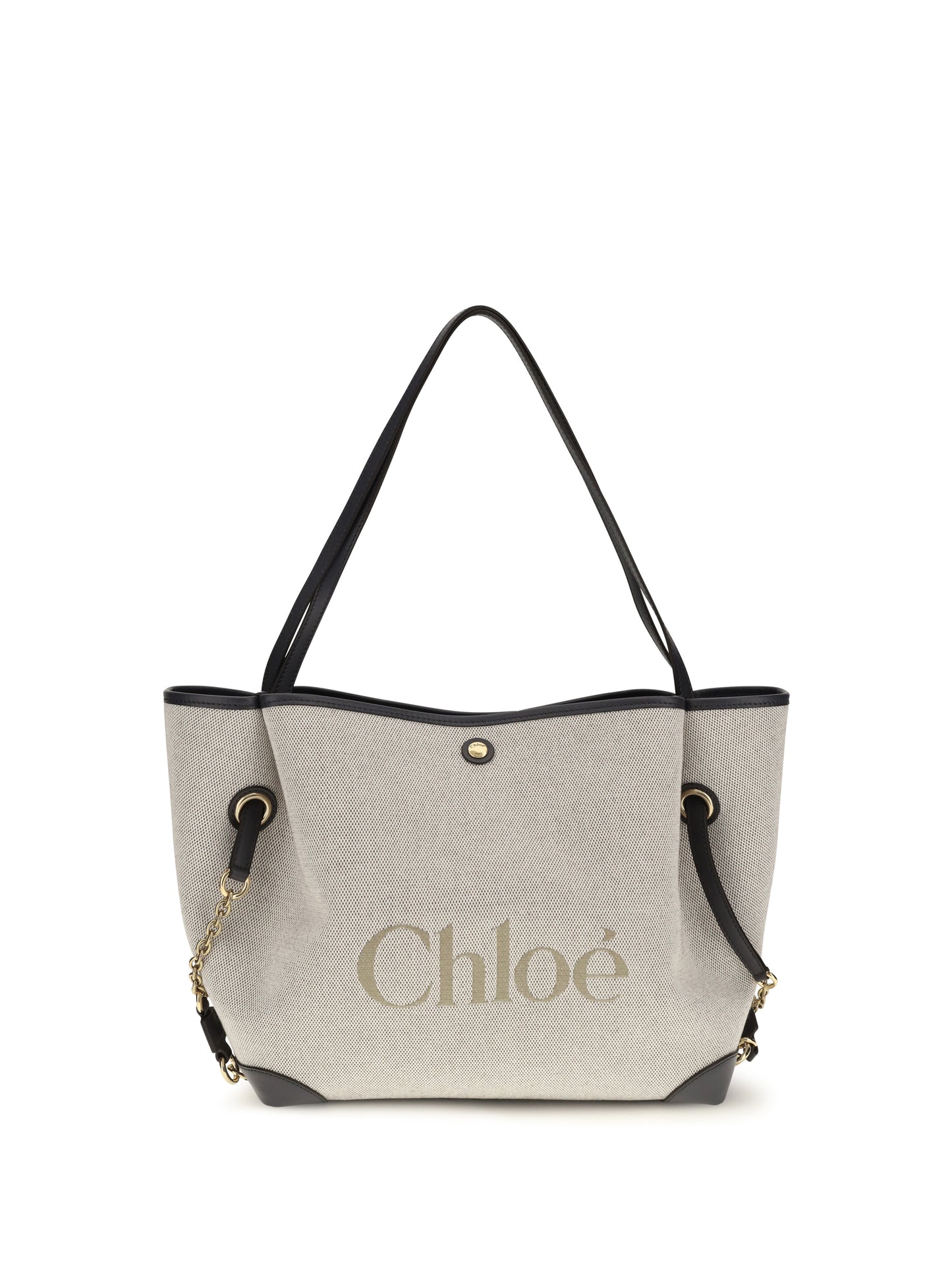 Chloé Women Clover Tote Bag In Canvas CHLOE