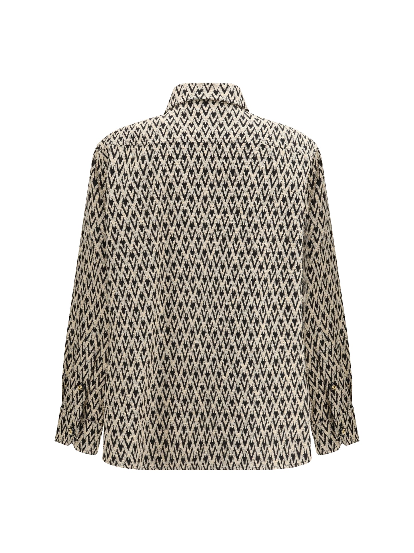 Valentino Men Mixed Cotton Jacquard Toute La V Jacket VALENTINO