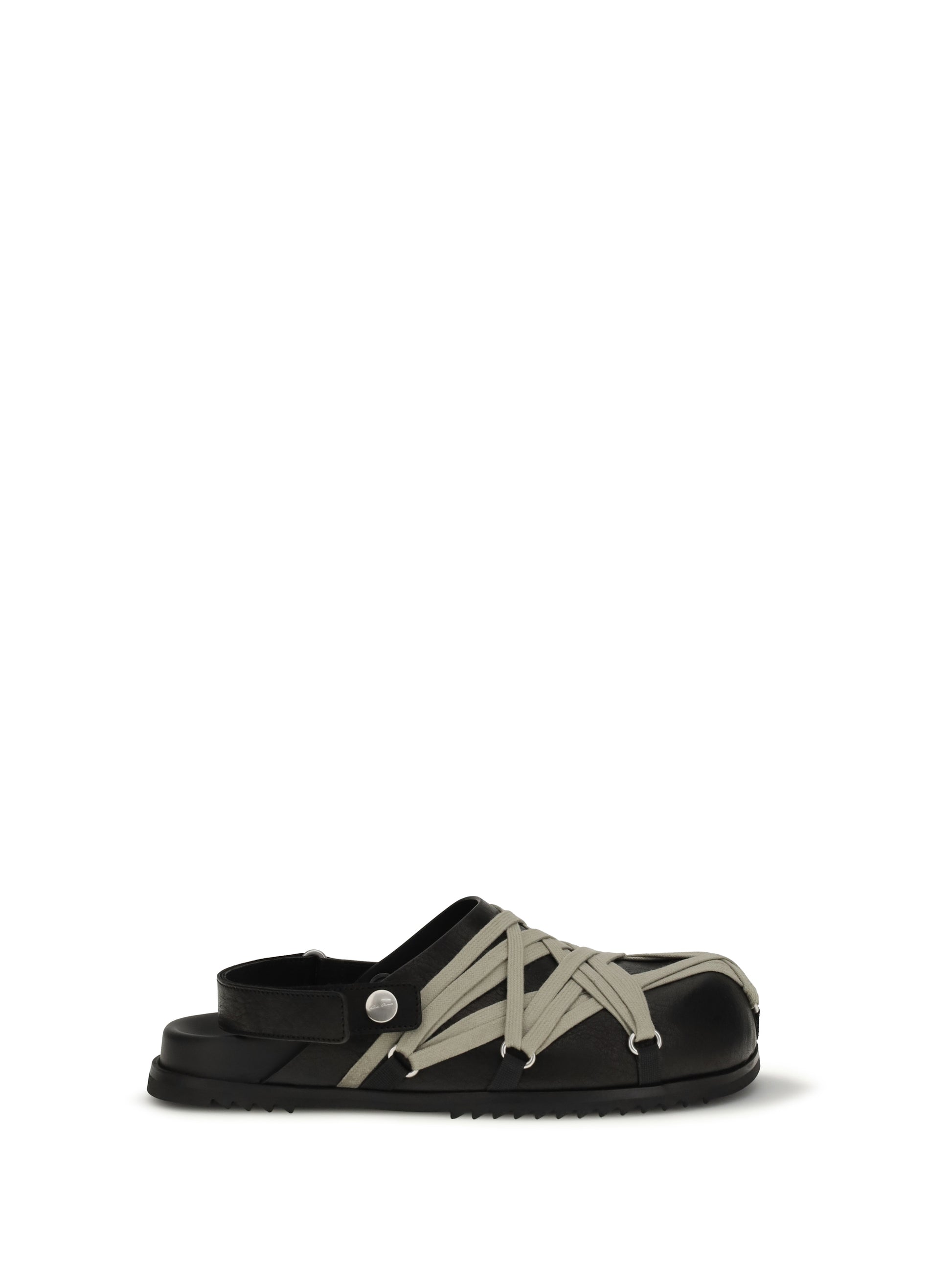 Rick Owens Women Megalace Leather Mules RICK OWENS