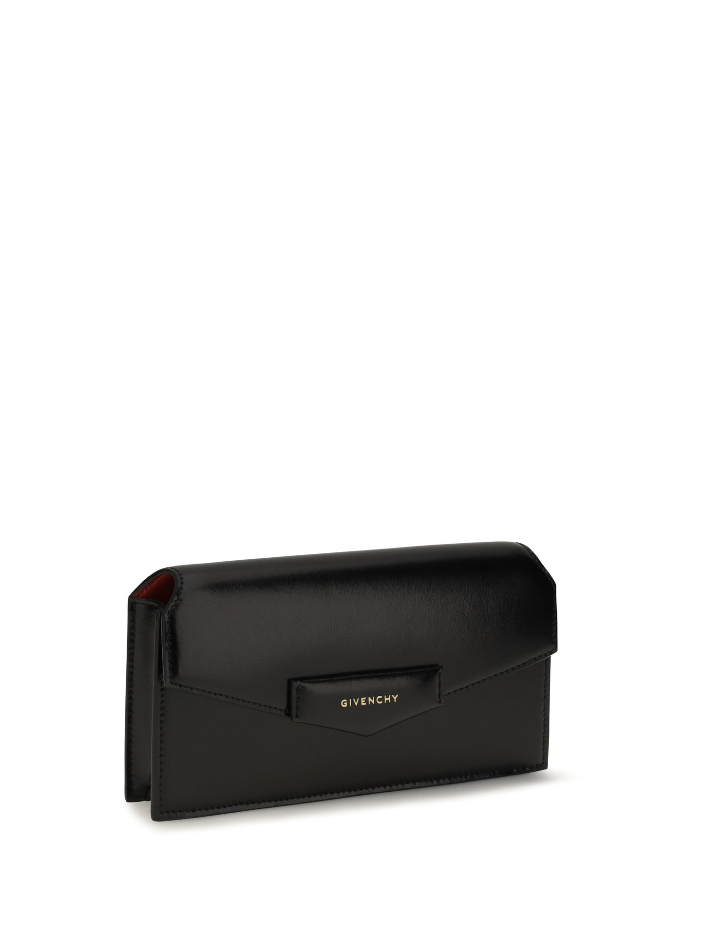 Givenchy Women Antigona Box Leather Pouch With Chain GIVENCHY