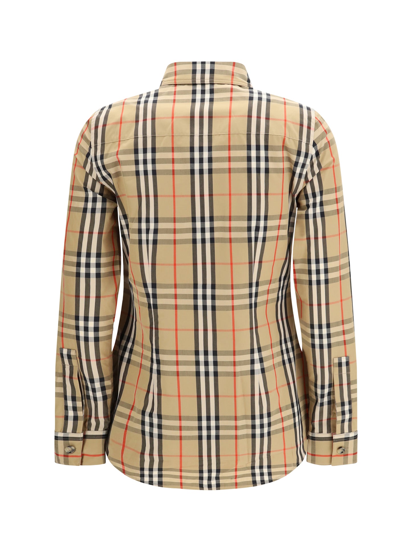 Burberry Women Stretch Cotton Check Shirt BURBERRY