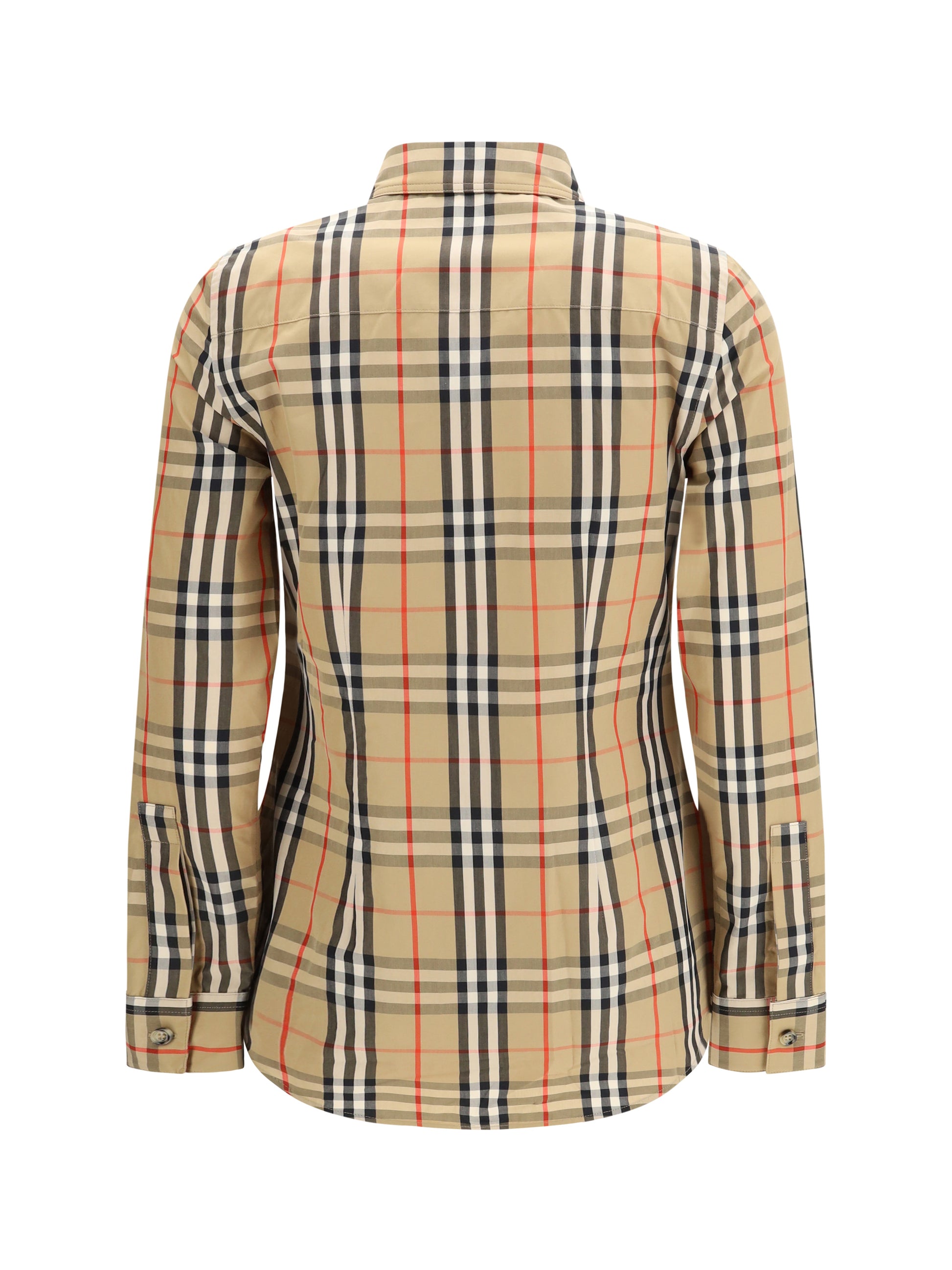 Burberry Women Stretch Cotton Check Shirt BURBERRY