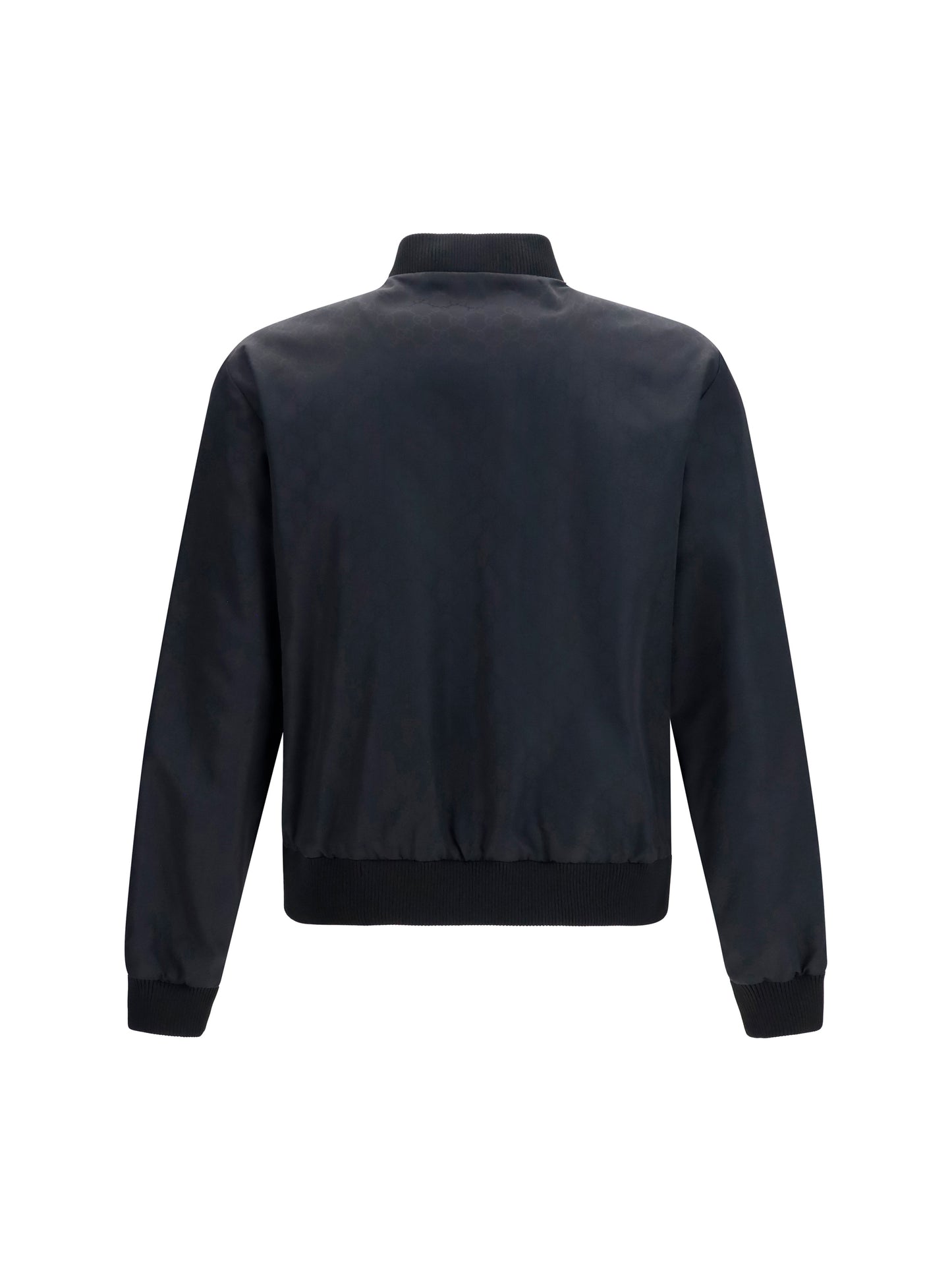 Gucci Men Reversible Zip Jacket In Lightweight Silk Faille GUCCI