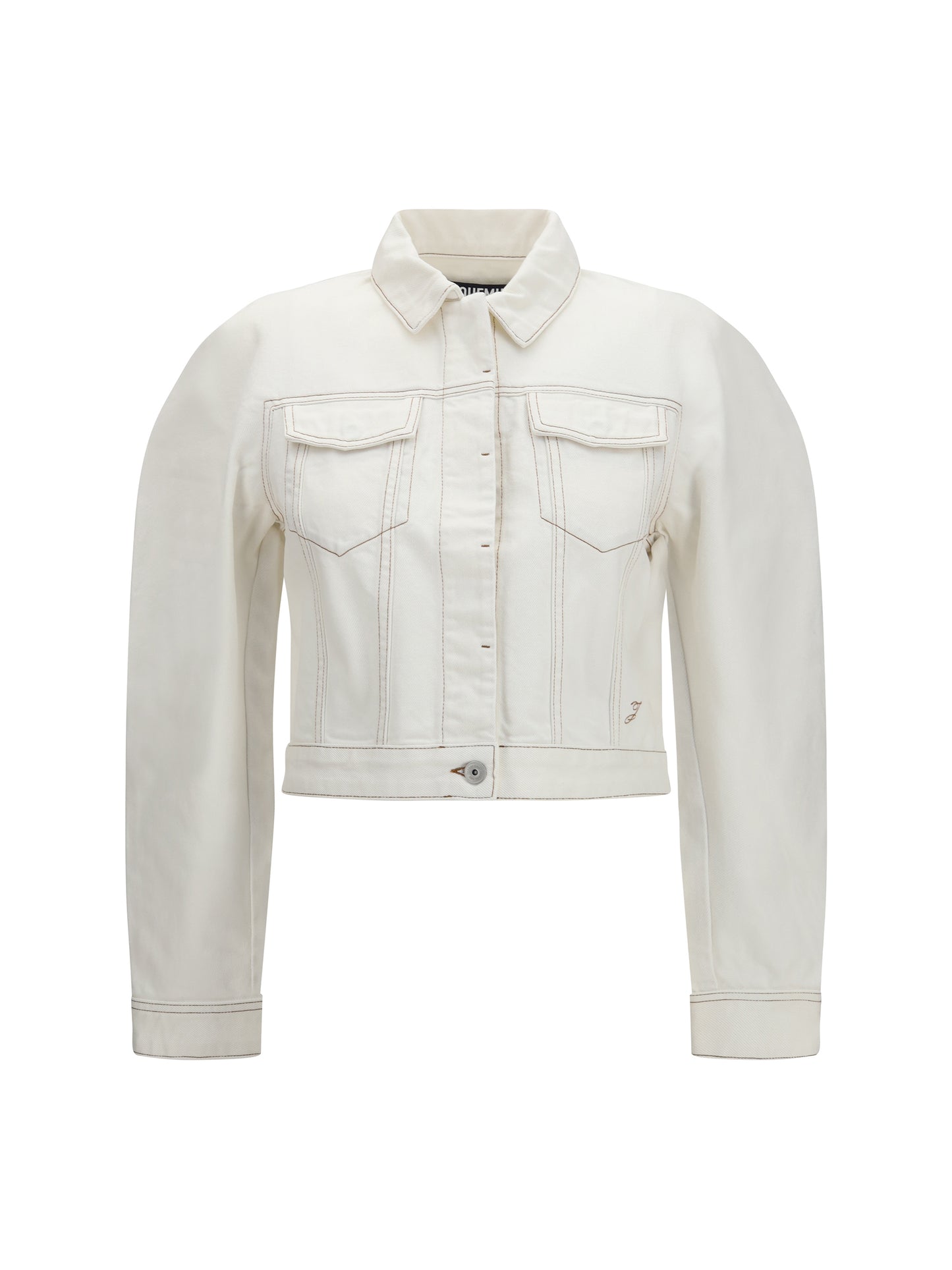 Jacquemus Women Ovalo Jacket In Denim JACQUEMUS