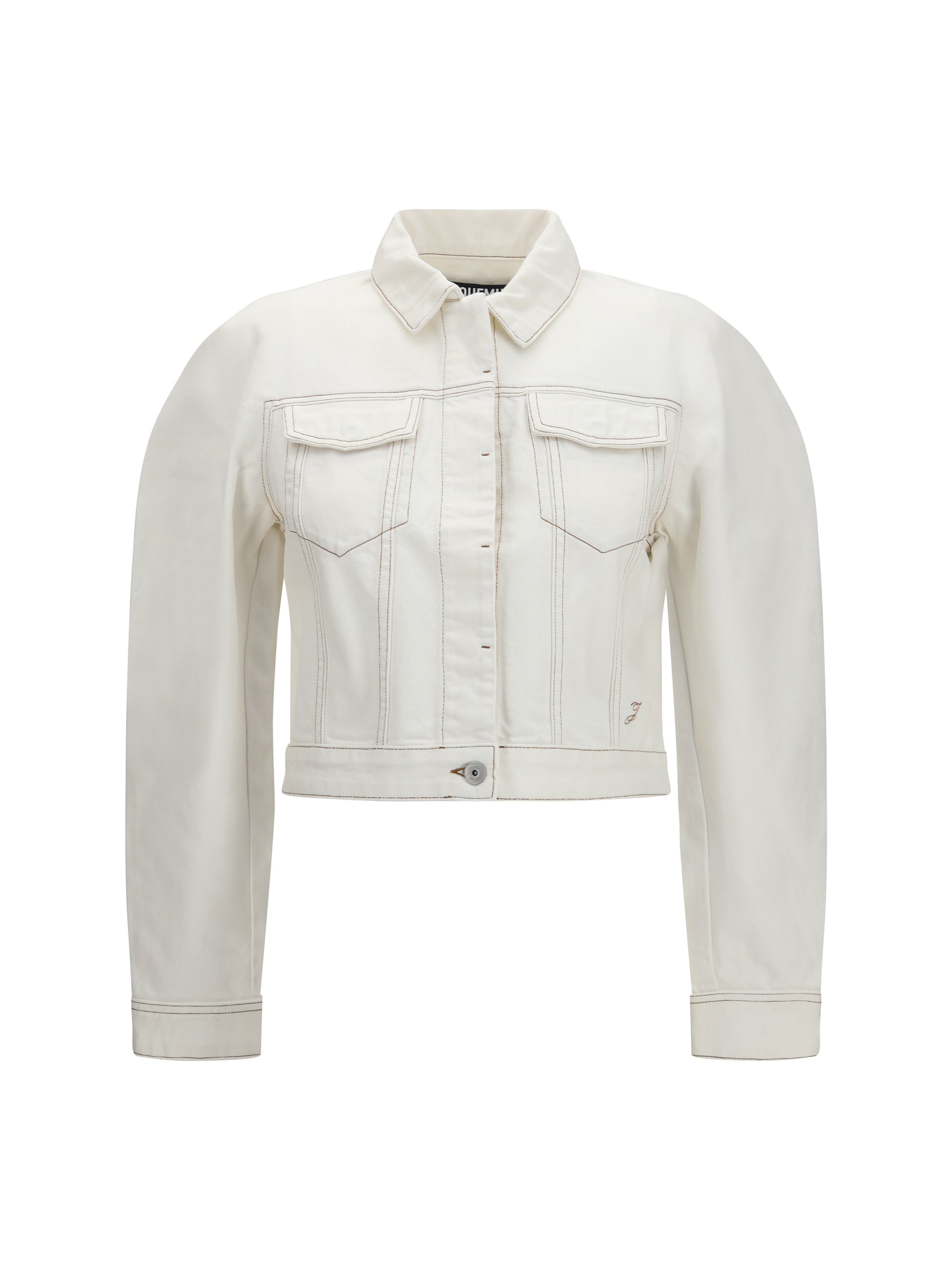 Jacquemus Women Ovalo Jacket In Denim JACQUEMUS