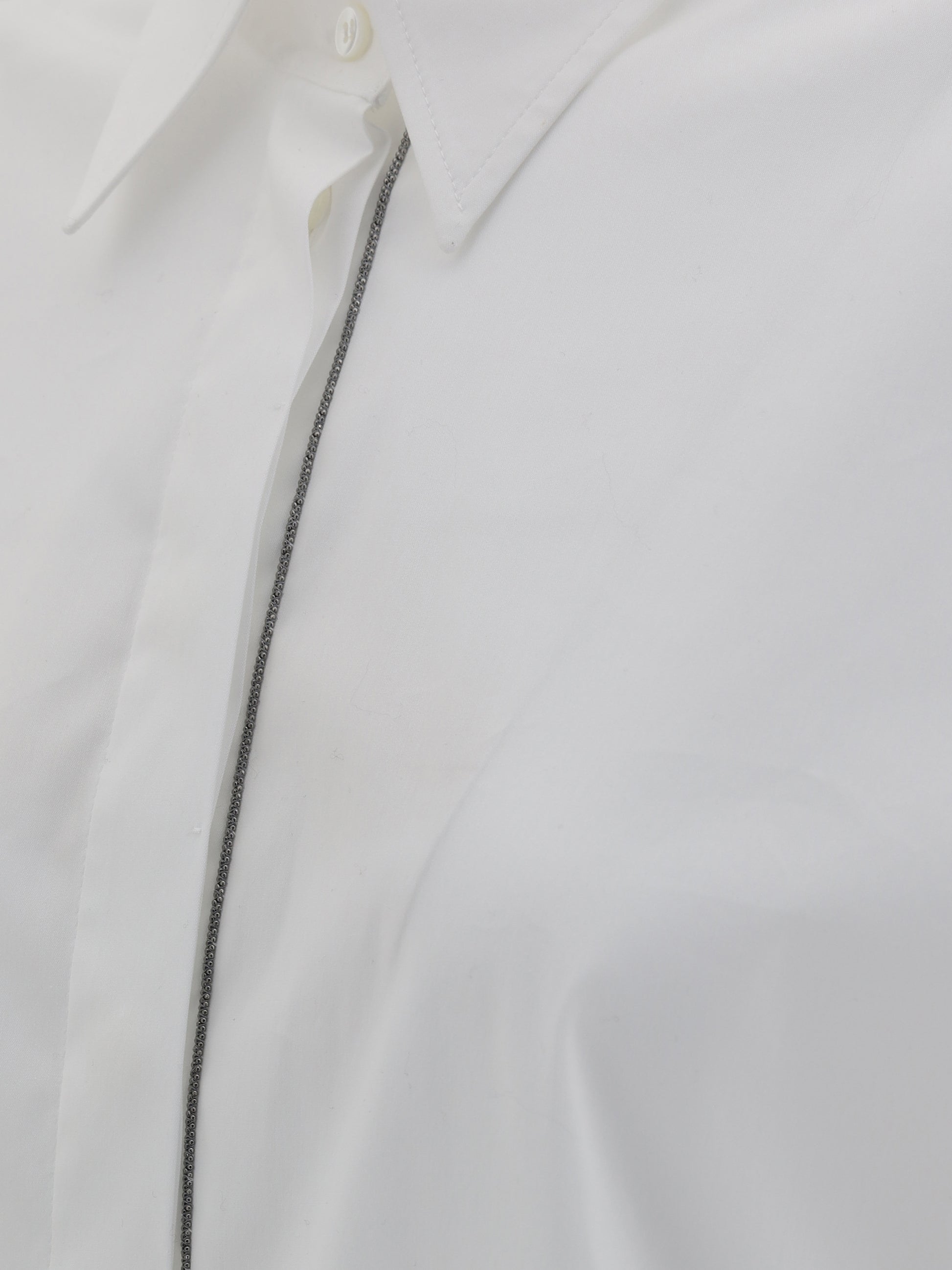 Brunello Cucinelli Women Shiny Monili Shirt BRUNELLO CUCINELLI