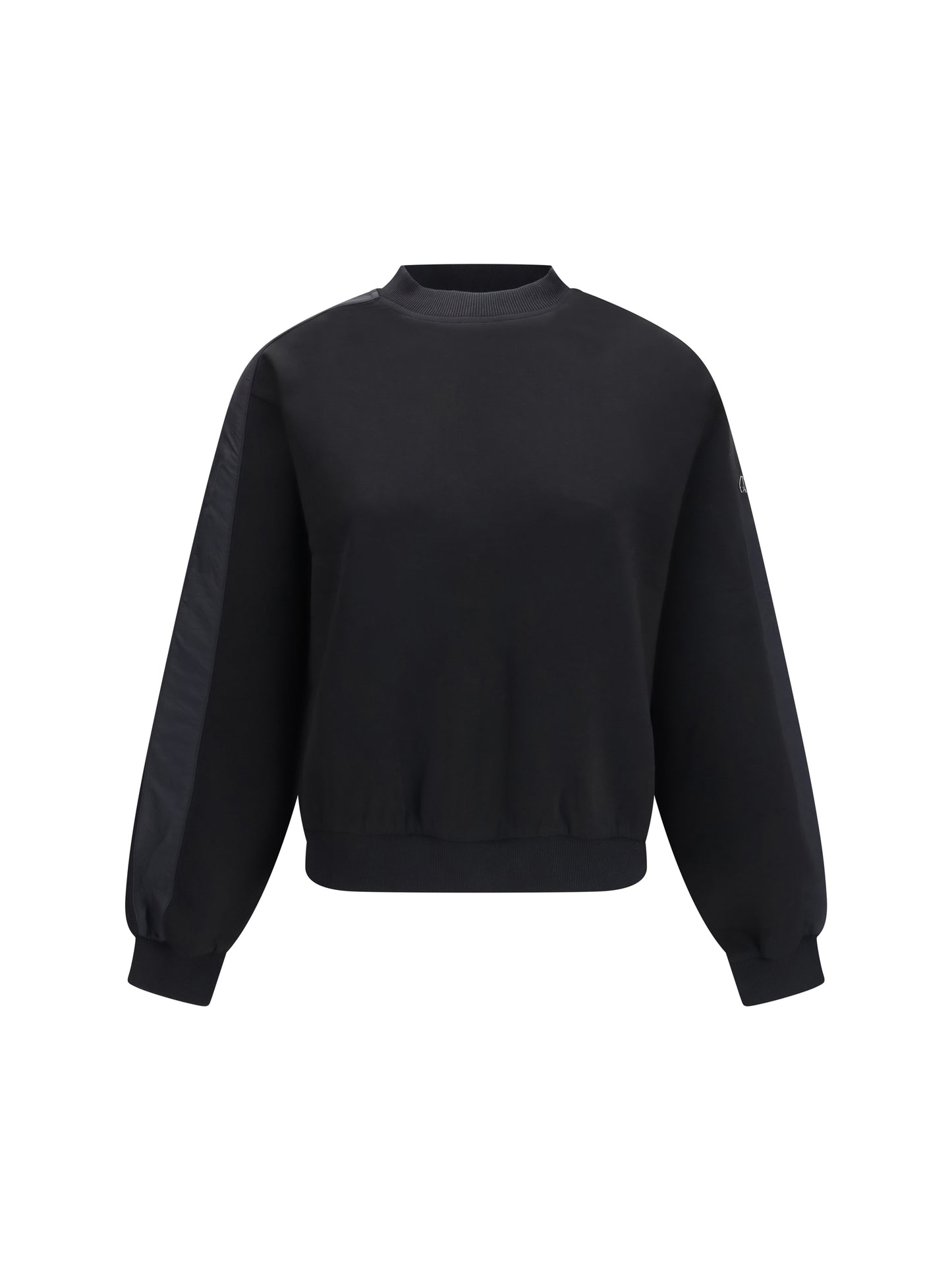 Moose Knuckles Women Mix Media Crewneck Sweater MOOSE KNUCKLES
