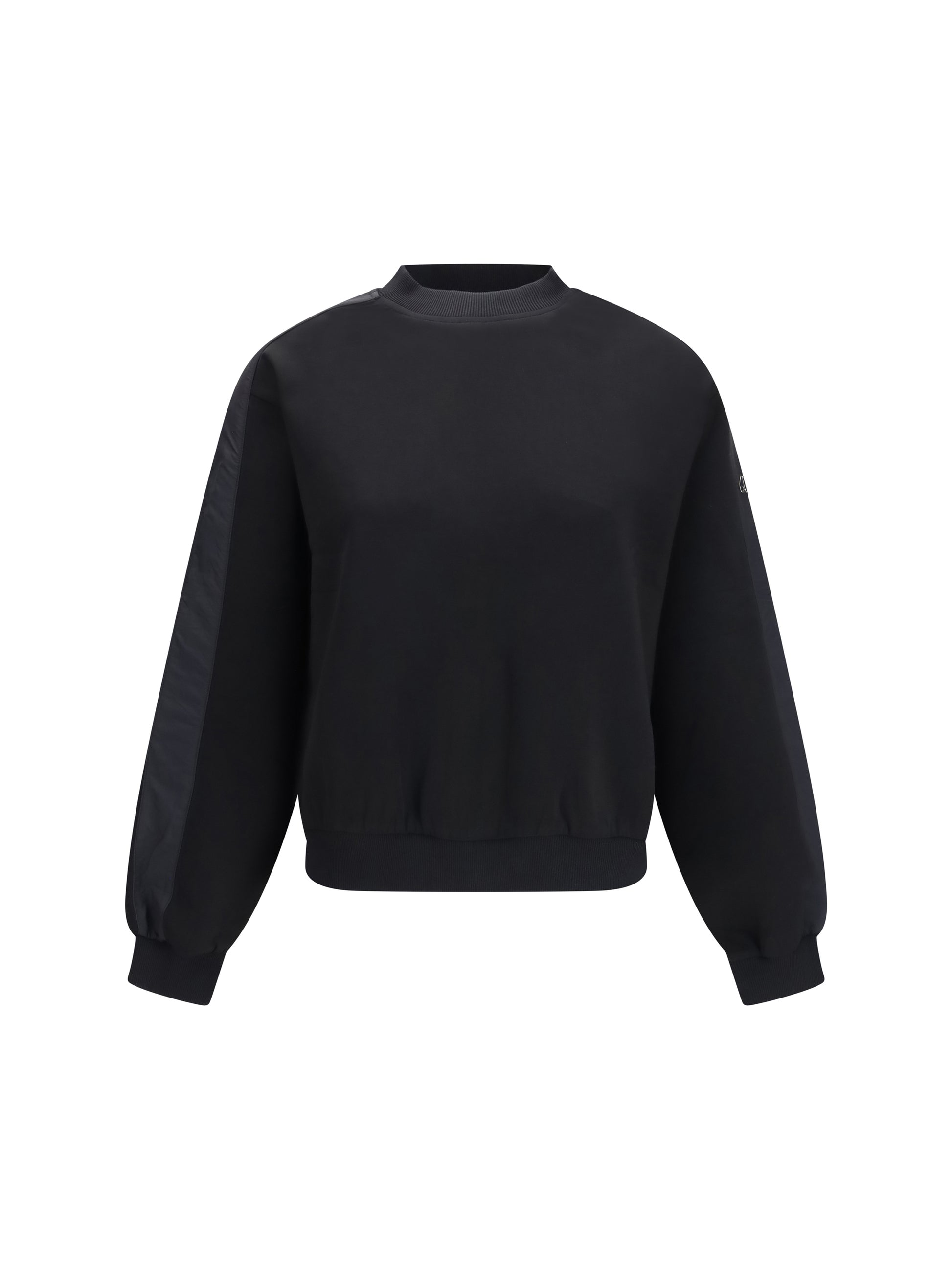 Moose Knuckles Women Mix Media Crewneck Sweater MOOSE KNUCKLES