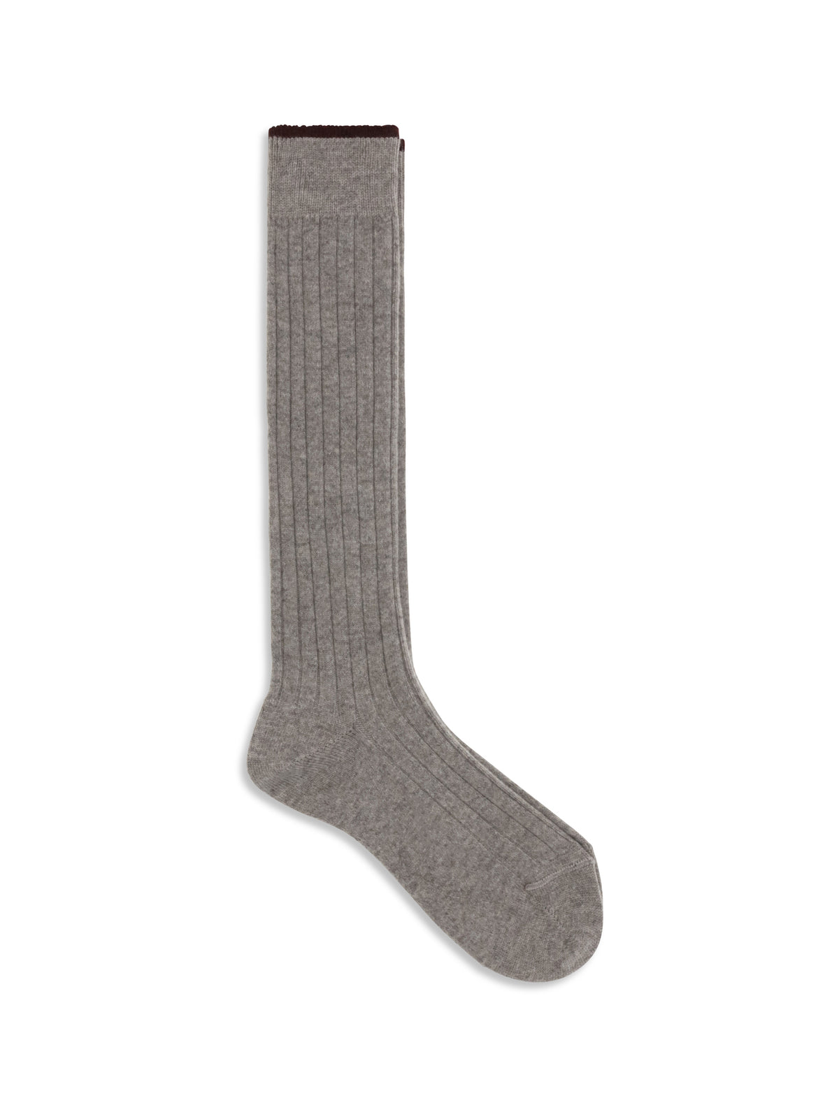Brunello Cucinelli Men Ribbed Cashmere Socks BRUNELLO CUCINELLI
