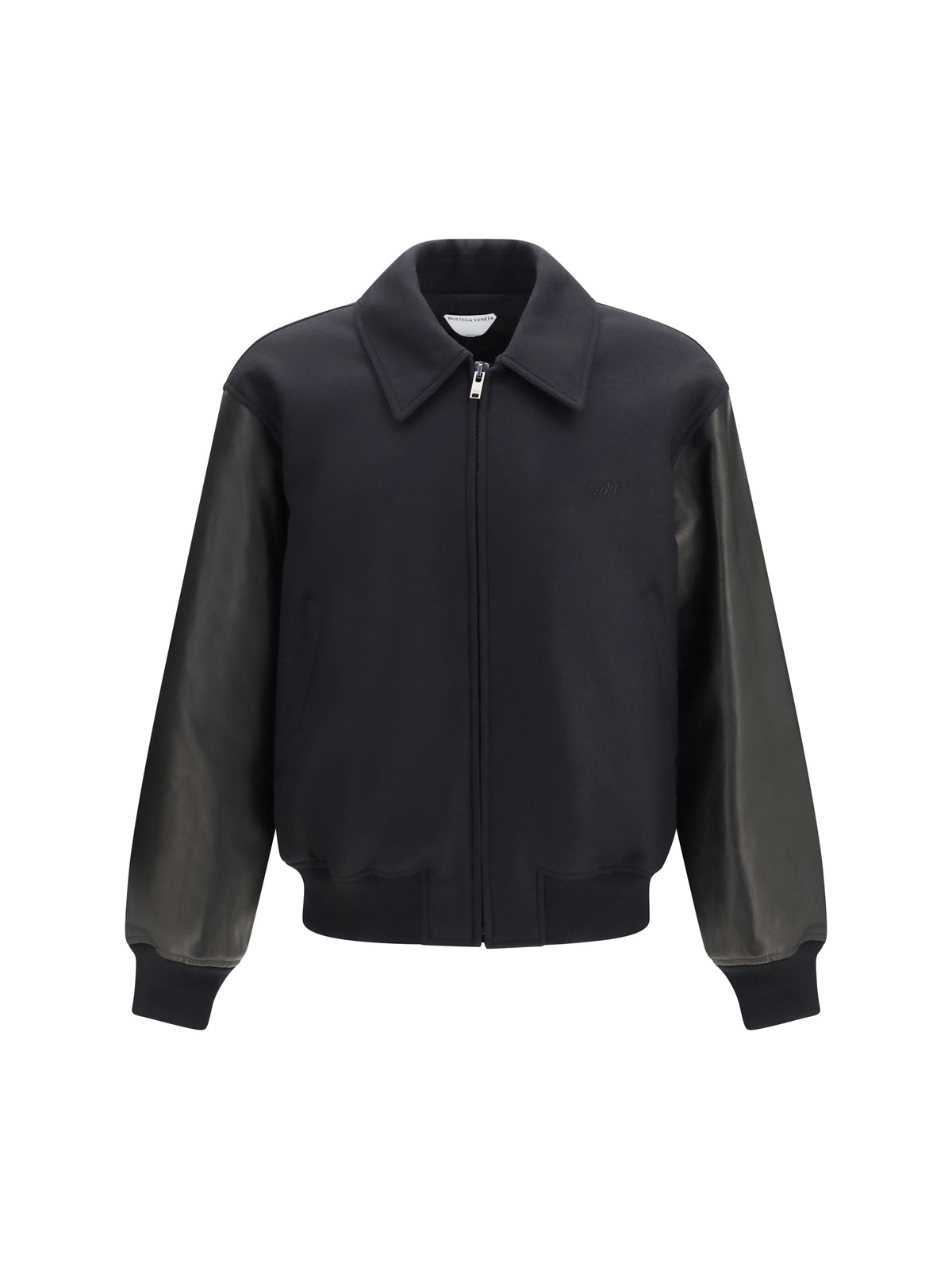 Bottega Veneta Men Wool And Leather Jacket BOTTEGA VENETA