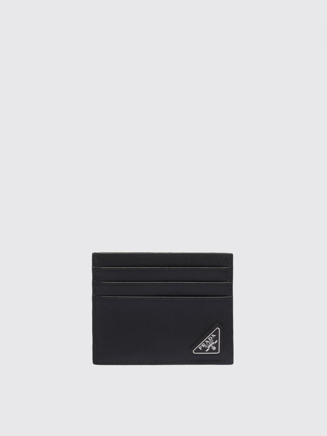 Prada Wallet Men Black PRADA