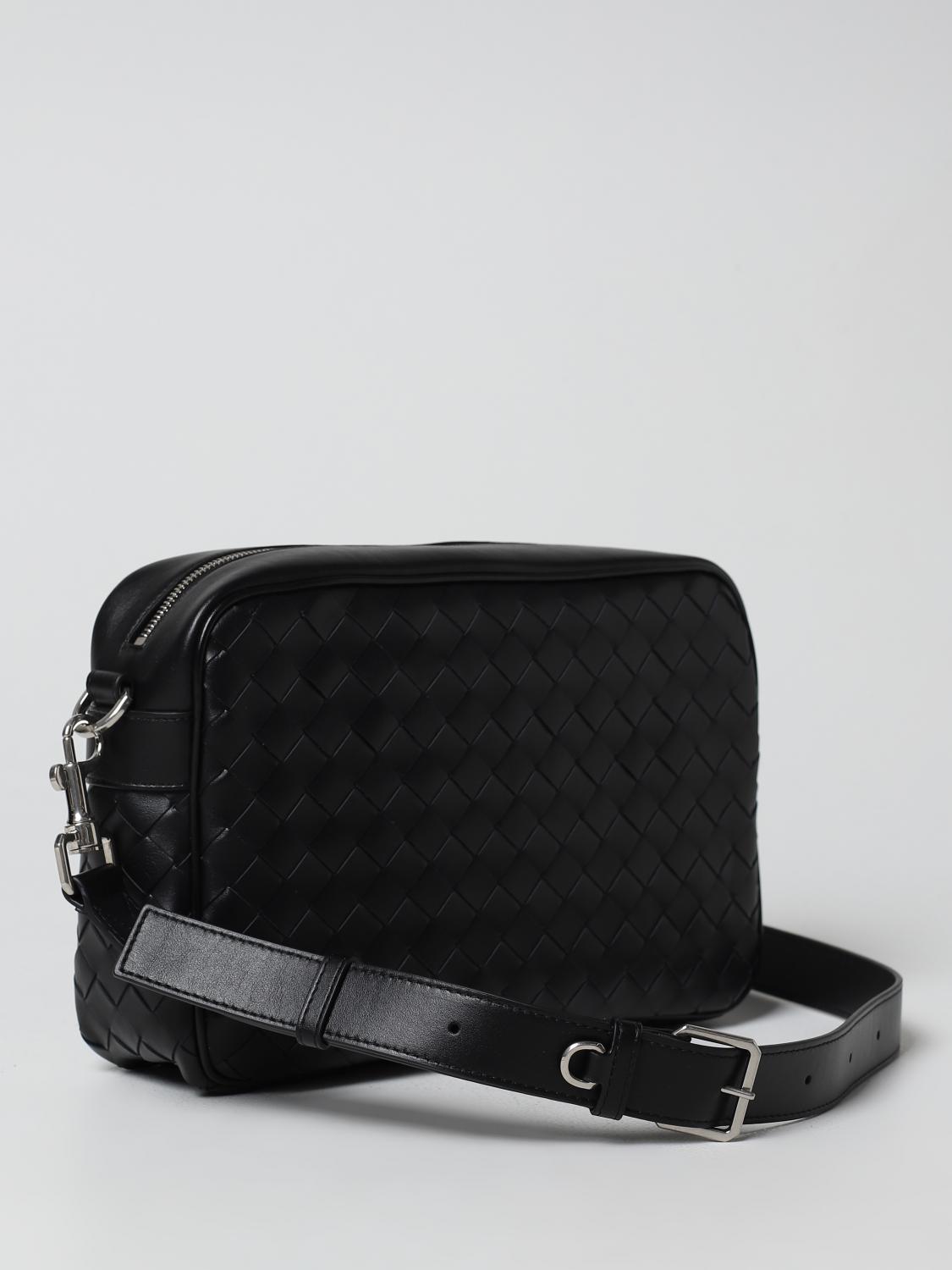 Bottega Veneta Shoulder Bag Men Black BOTTEGA VENETA