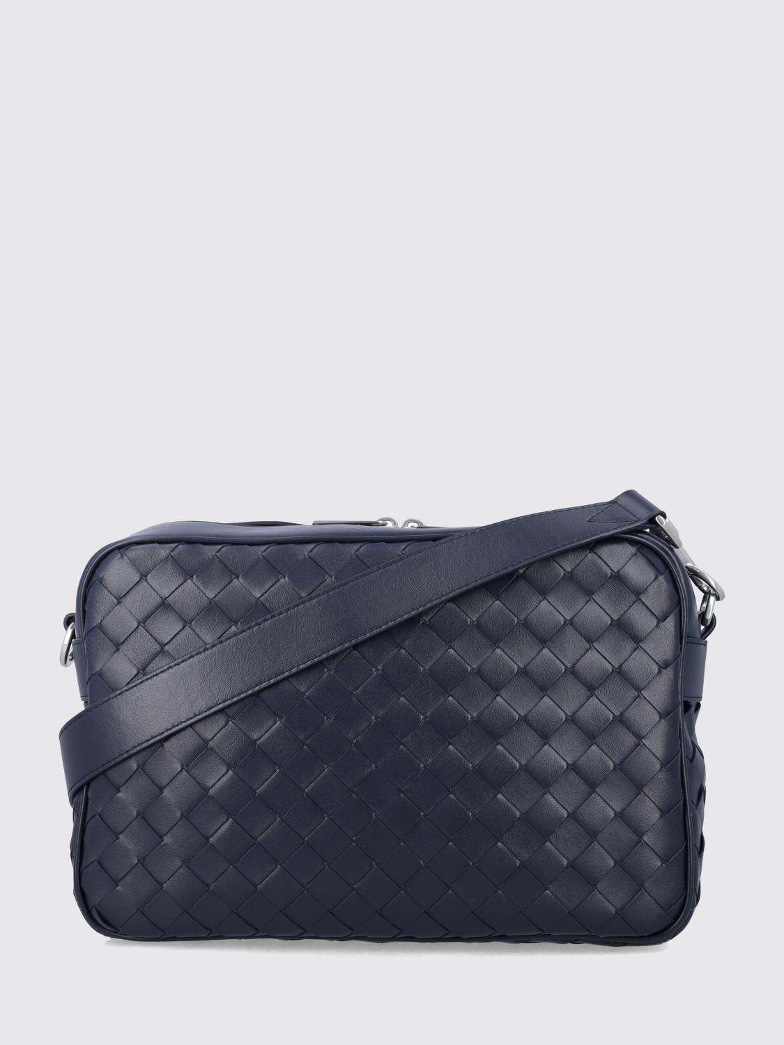 Bottega Veneta Shoulder Bag Men Blue BOTTEGA VENETA