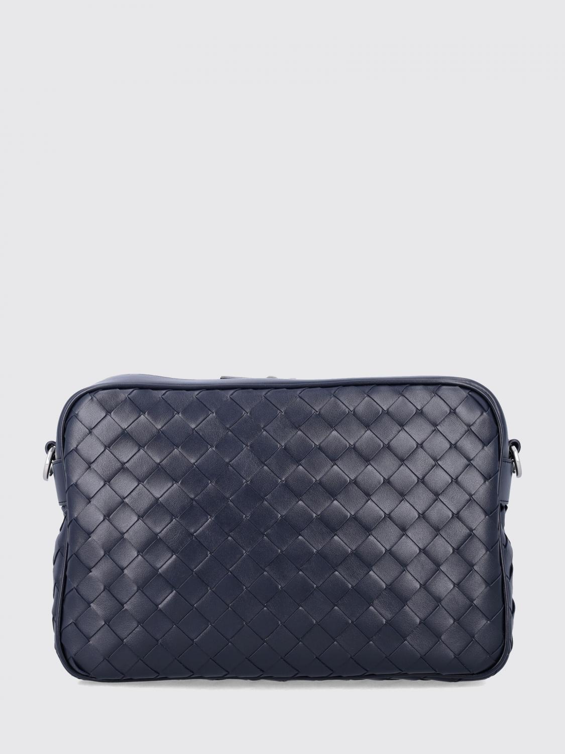 Bottega Veneta Shoulder Bag Men Blue BOTTEGA VENETA