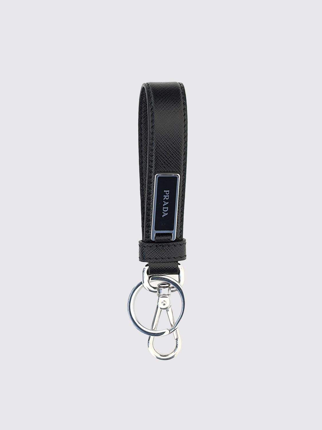 Prada Keyring Men Black PRADA
