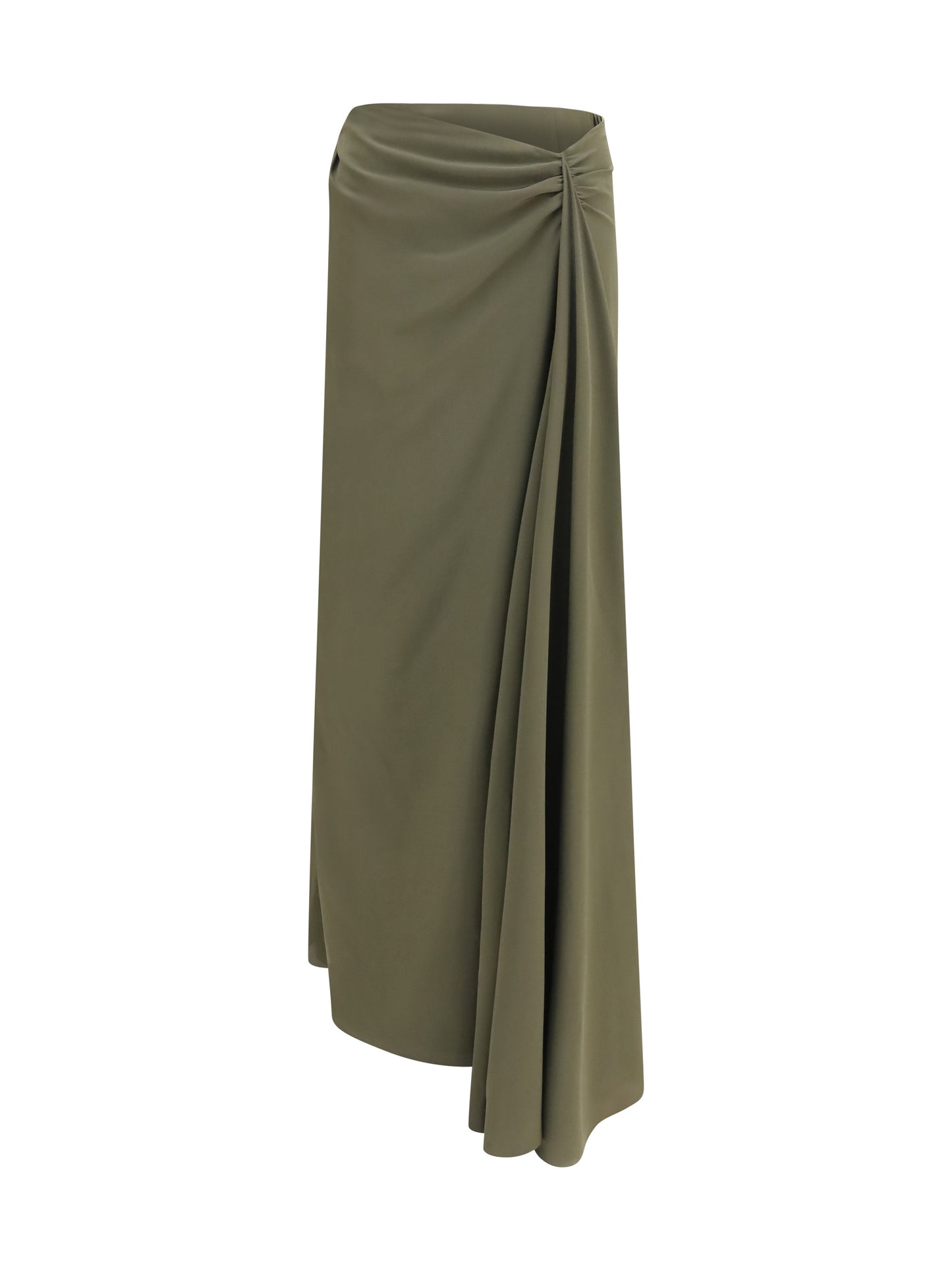 Alexander Mcqueen Women Draped Long Skirt ALEXANDER MCQUEEN