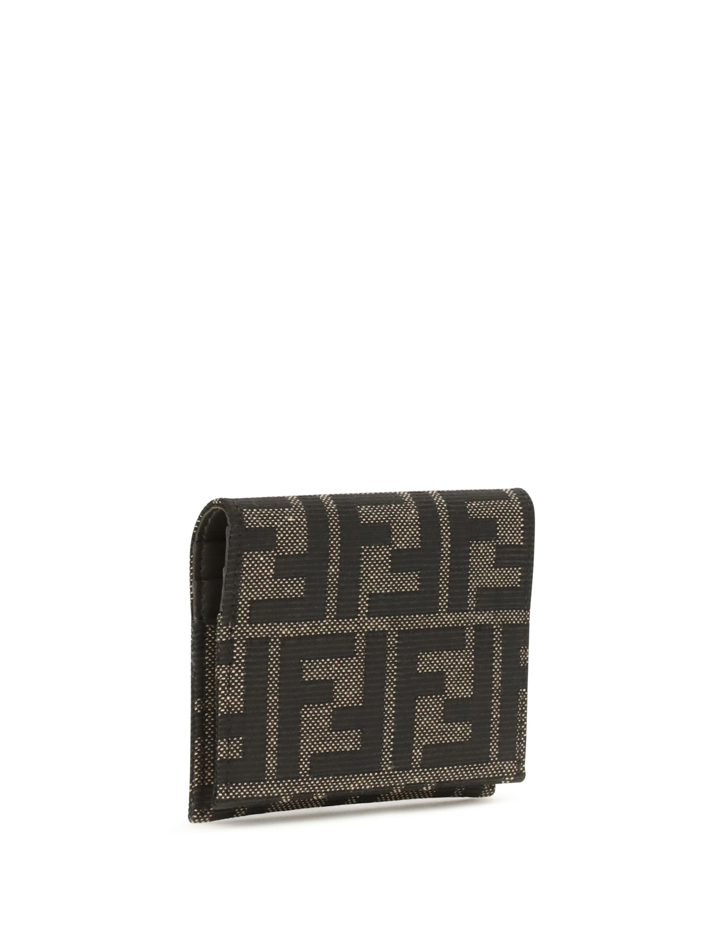 Fendi Women Ff Jacquard Card Holder FENDI