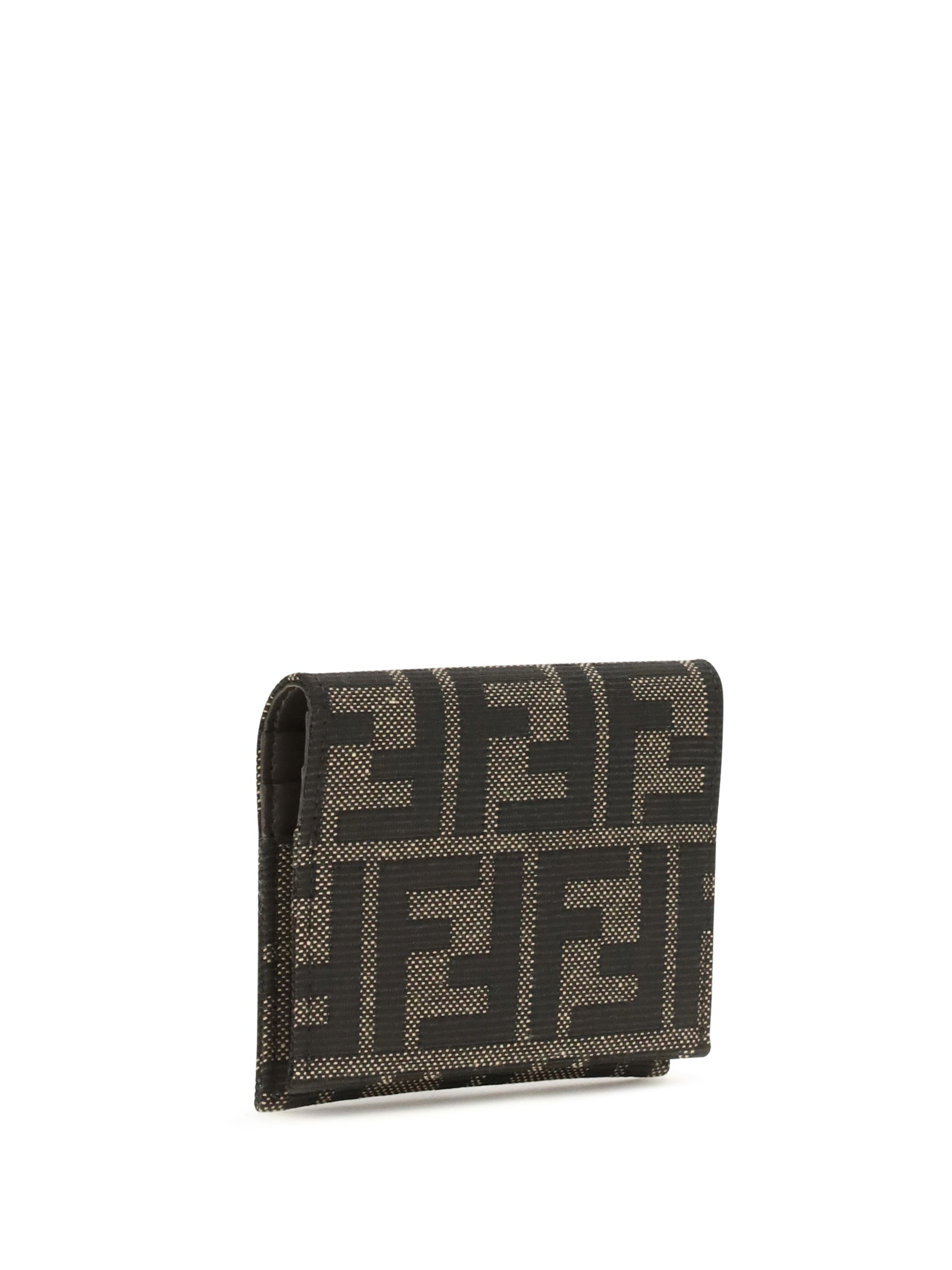 Fendi Women Ff Jacquard Card Holder FENDI
