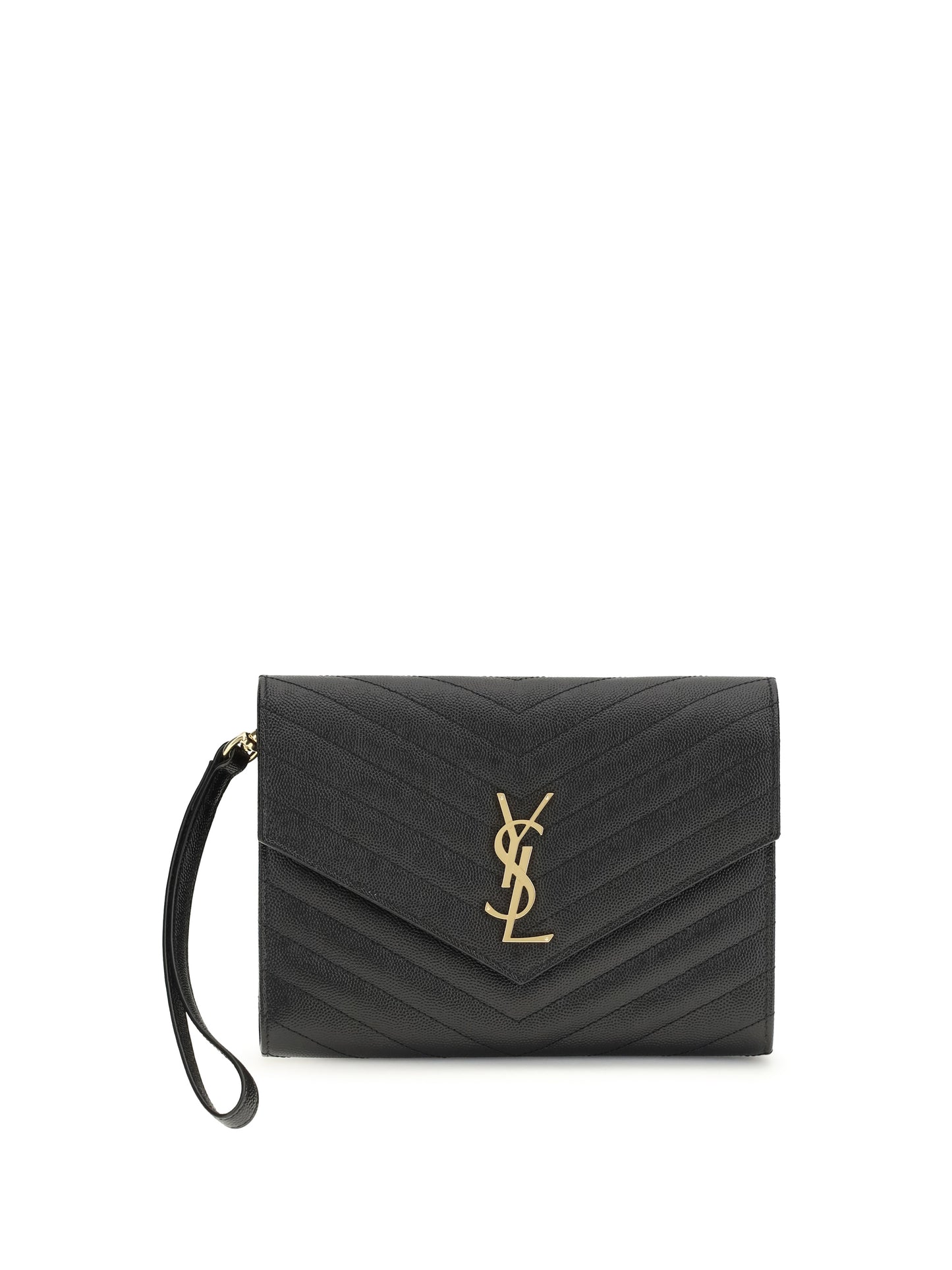 Saint Laurent Women Leather Clutch SAINT LAURENT