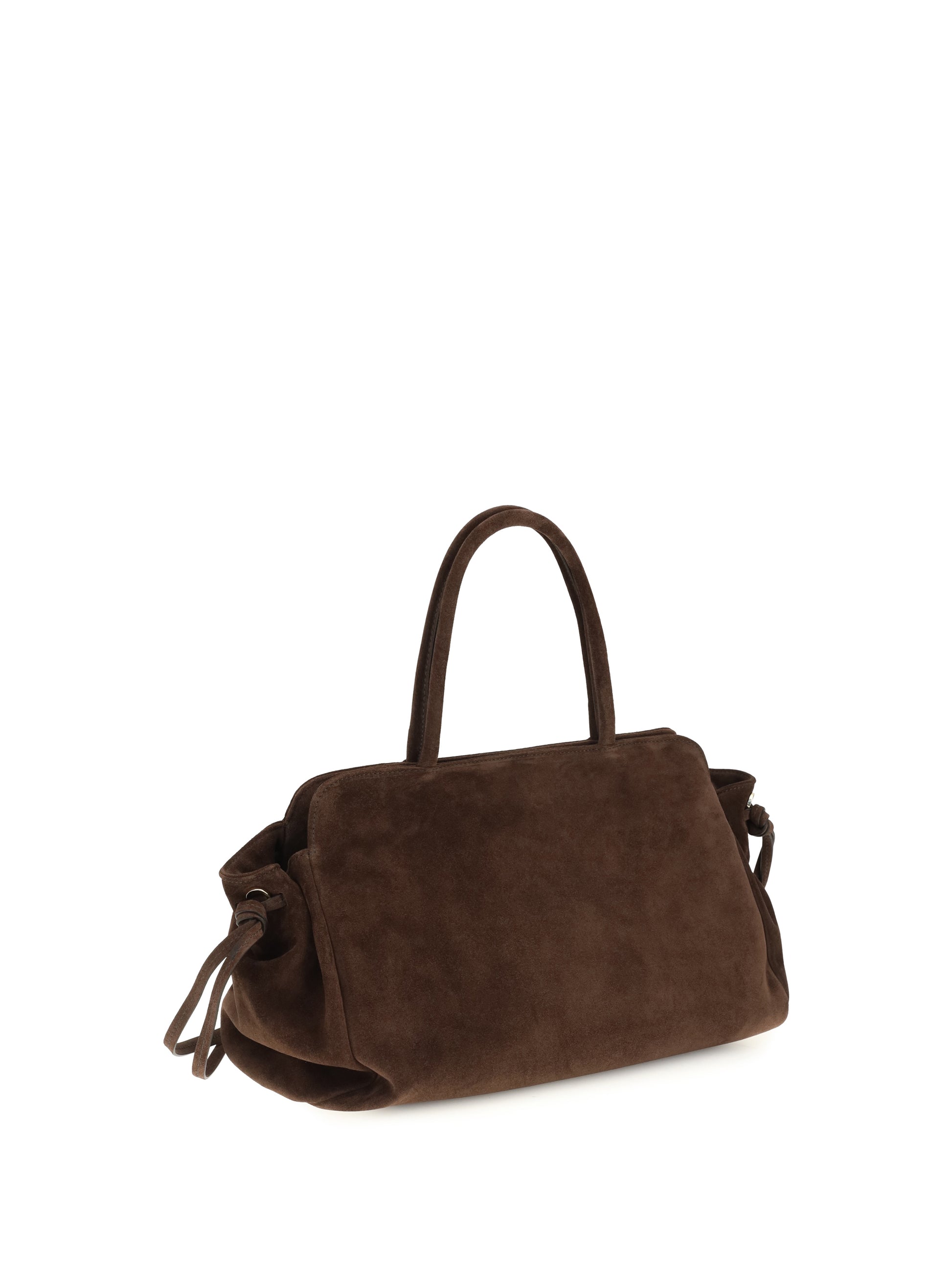 Prada Women Carry Large Suede Handbag PRADA