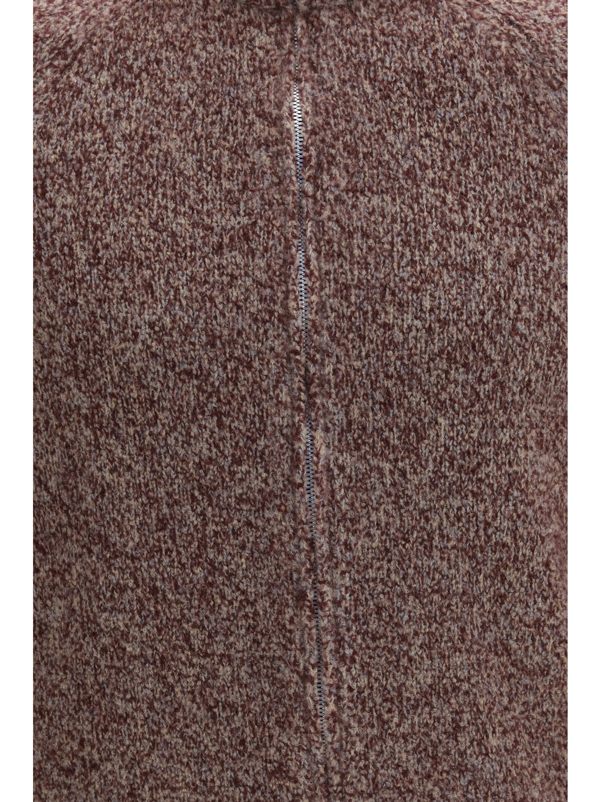 Brunello Cucinelli Men Mélange Virgin Wool, Silk And Cashmere Zip Cardigan BRUNELLO CUCINELLI