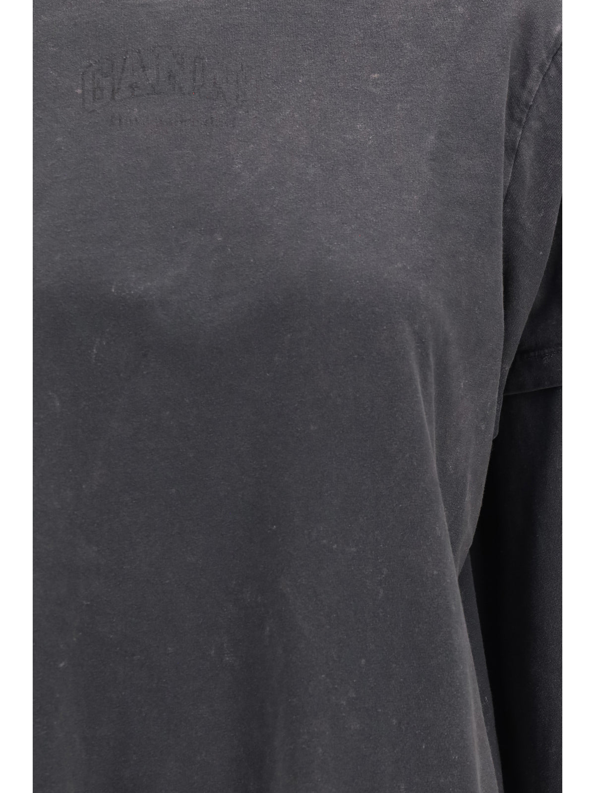Ganni Women Future Heavy Jersey Long-Sleeve T-Shirt GANNI