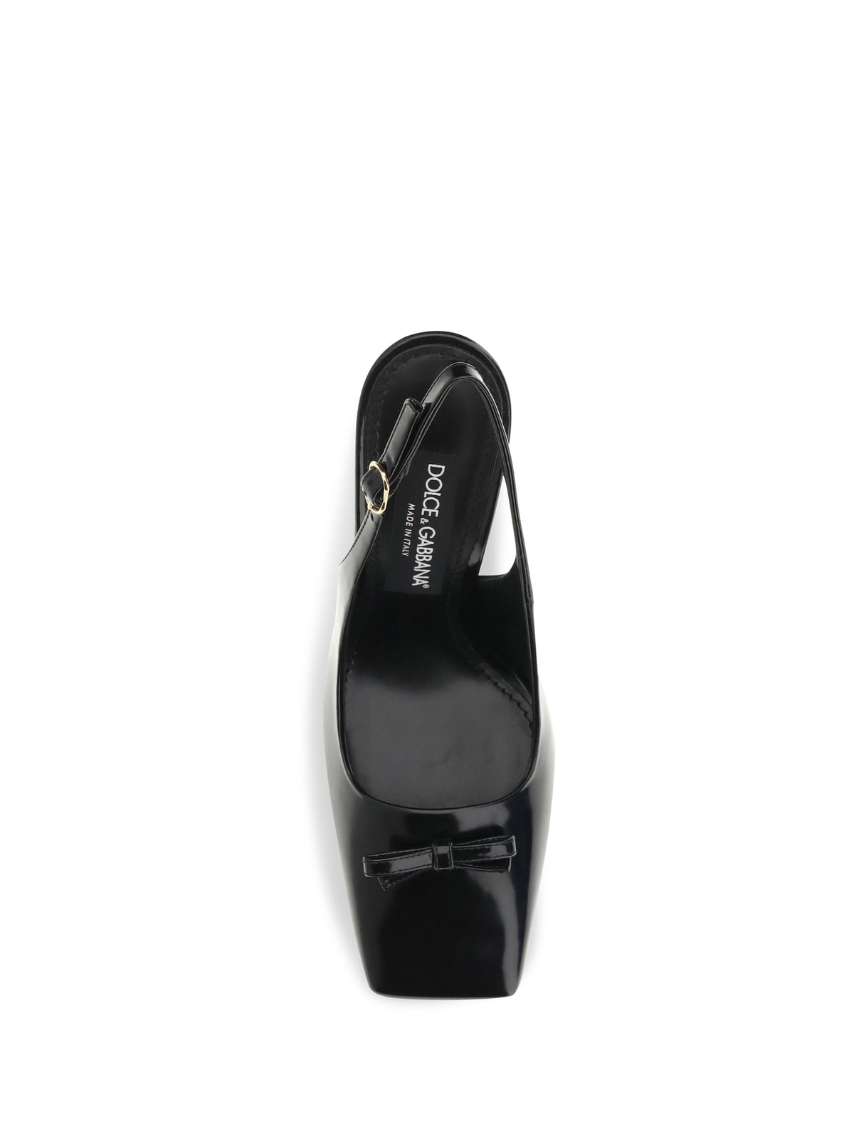 Dolce & Gabbana Women Leather Slingback Pumps DOLCE & GABBANA