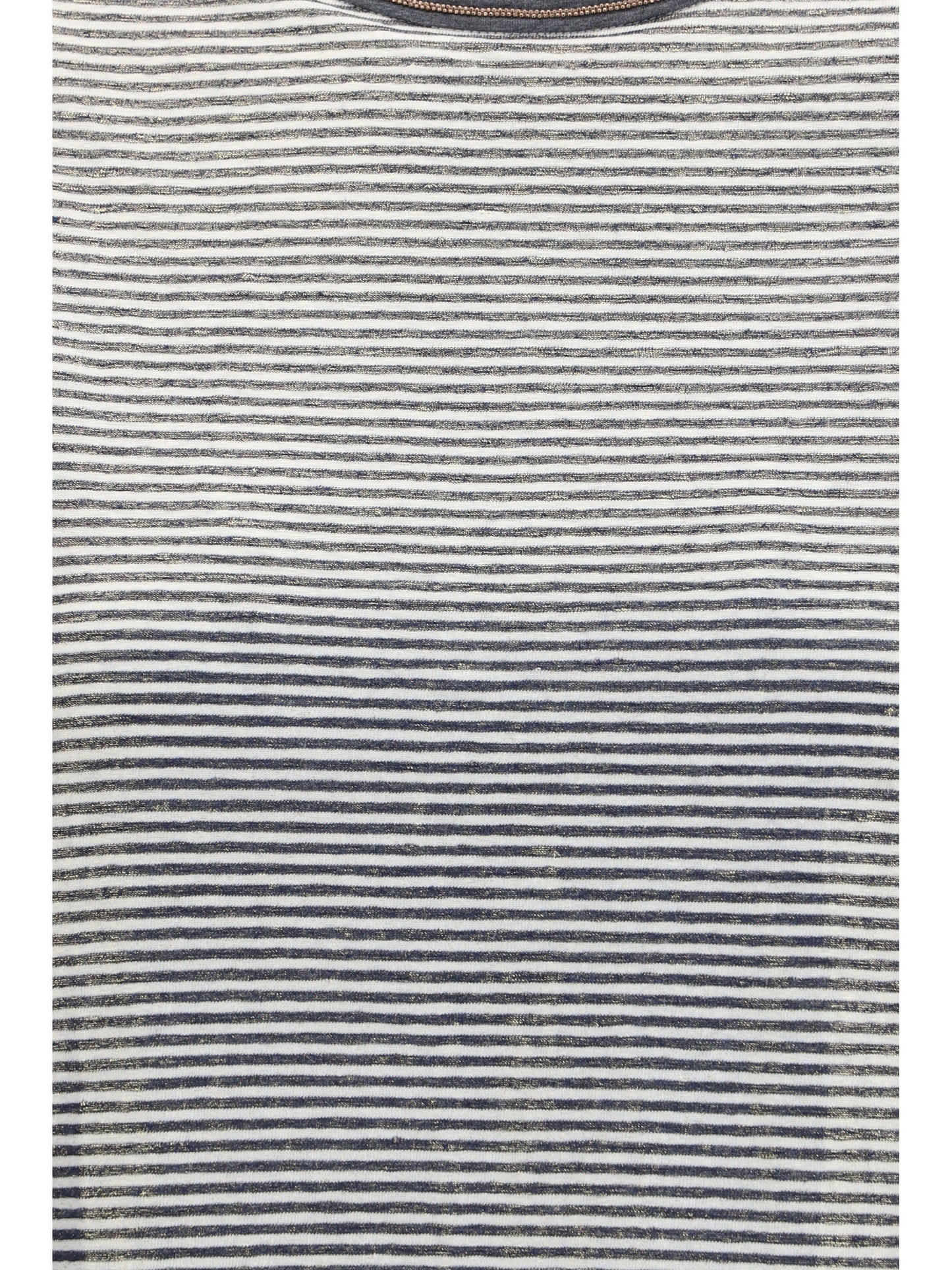 Brunello Cucinelli Women Striped Short-Sleeve Crewneck T-Shirt BRUNELLO CUCINELLI