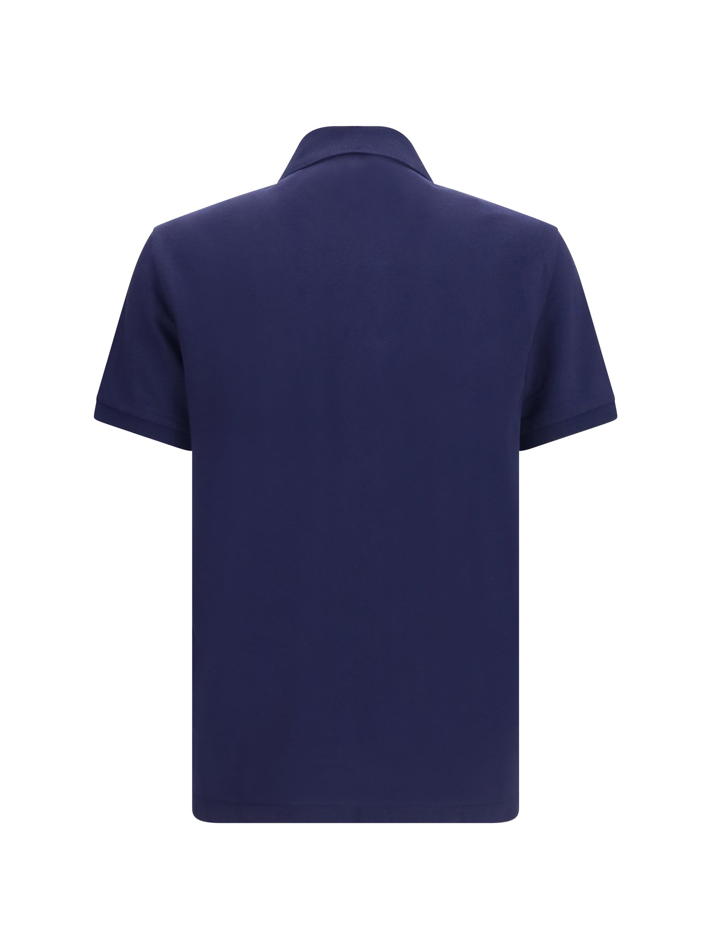 Versace Men Cotton Piqué Polo With Medusa Patch VERSACE
