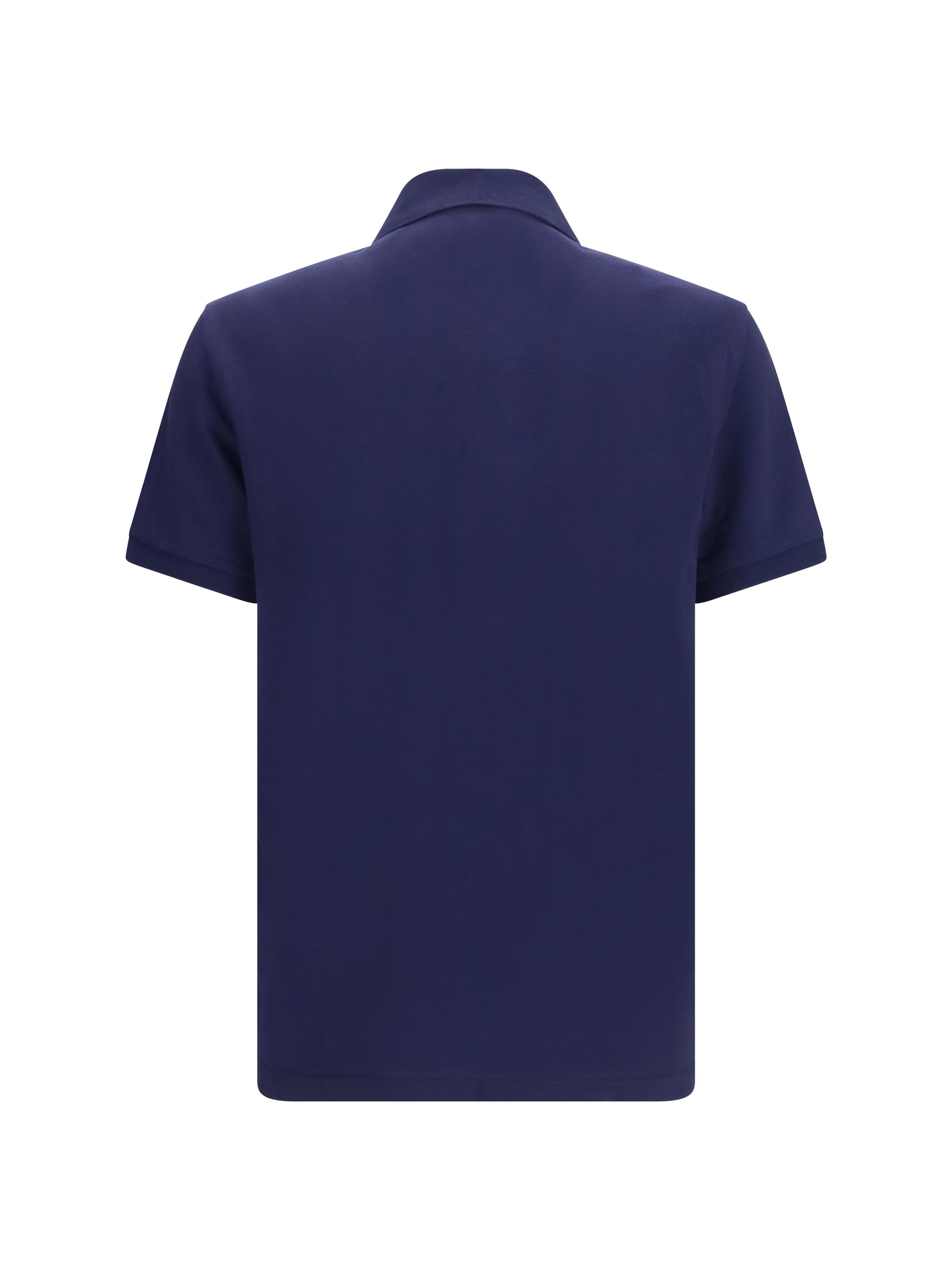 Versace Men Cotton Piqué Polo With Medusa Patch VERSACE