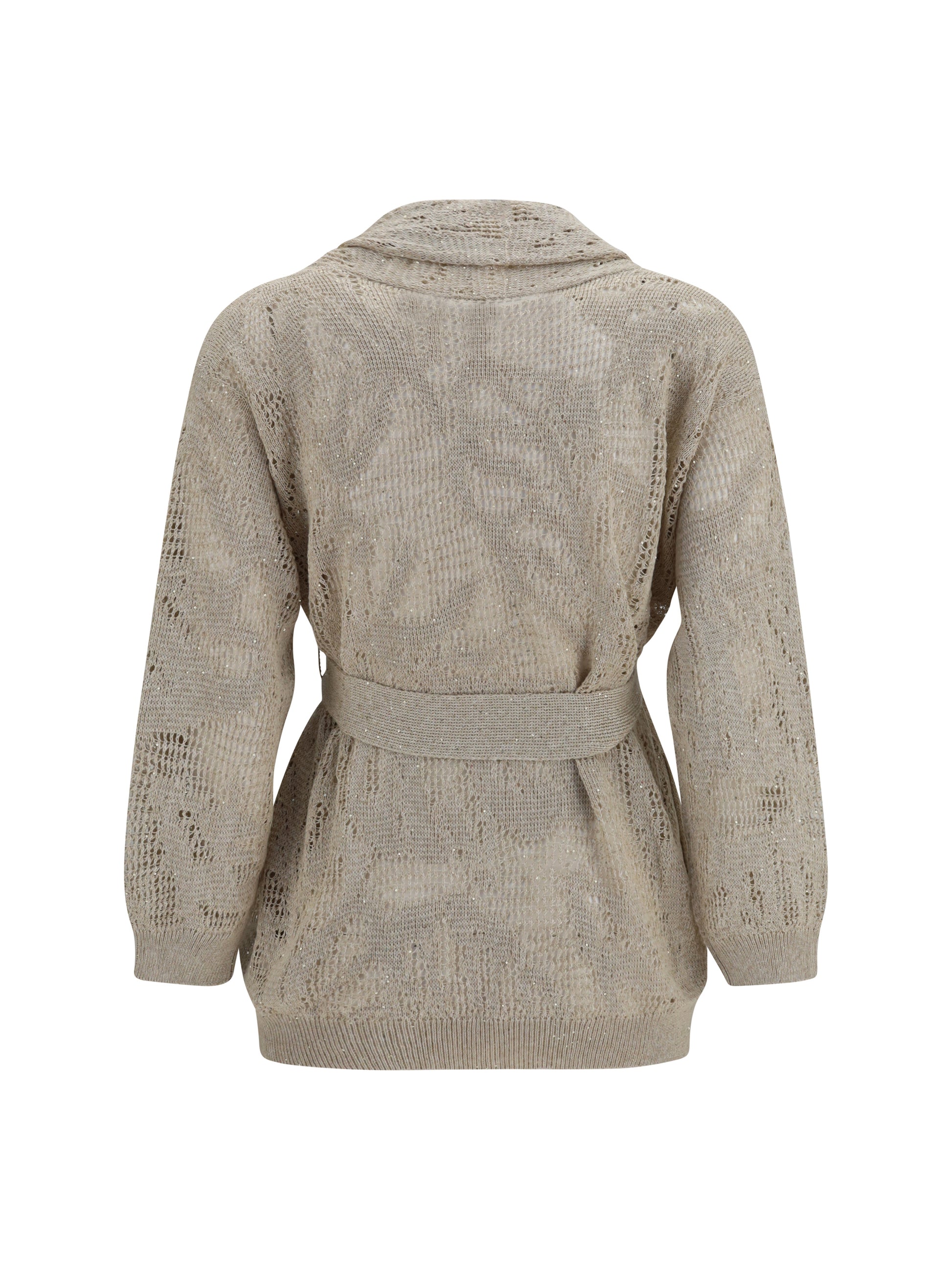Brunello Cucinelli Women Cotton And Linen Cardigan BRUNELLO CUCINELLI